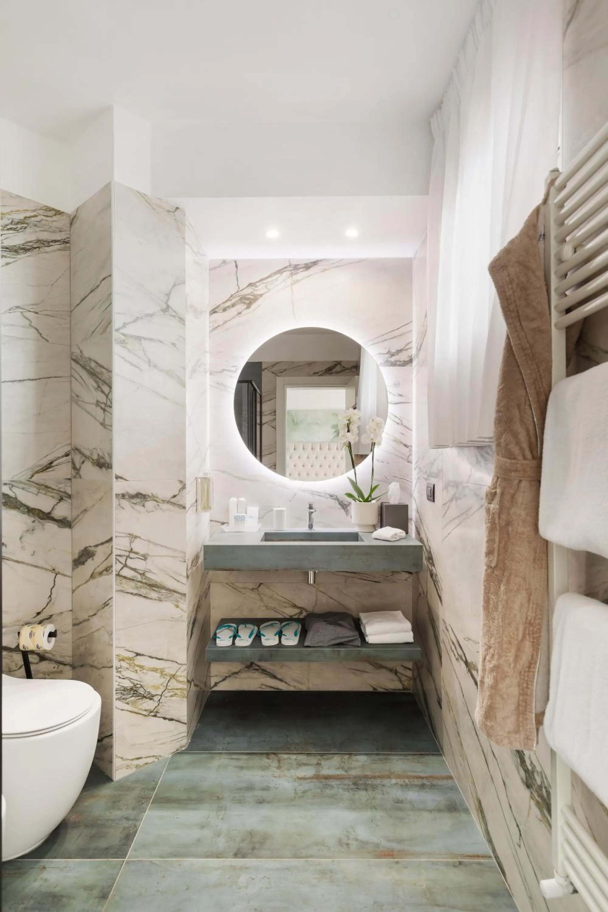 Bathroom in Hotel Villa Domizia