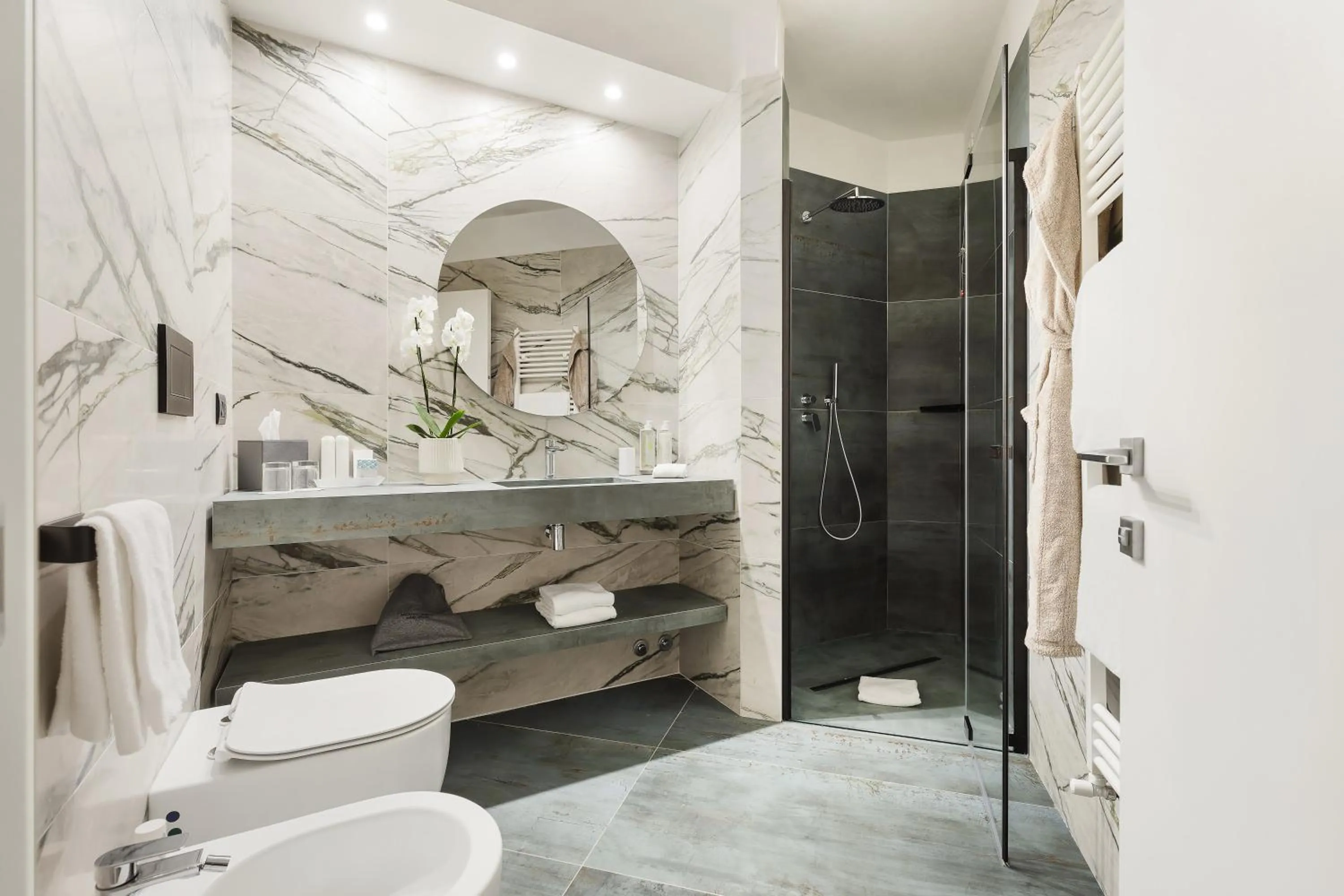 Bathroom in Hotel Villa Domizia