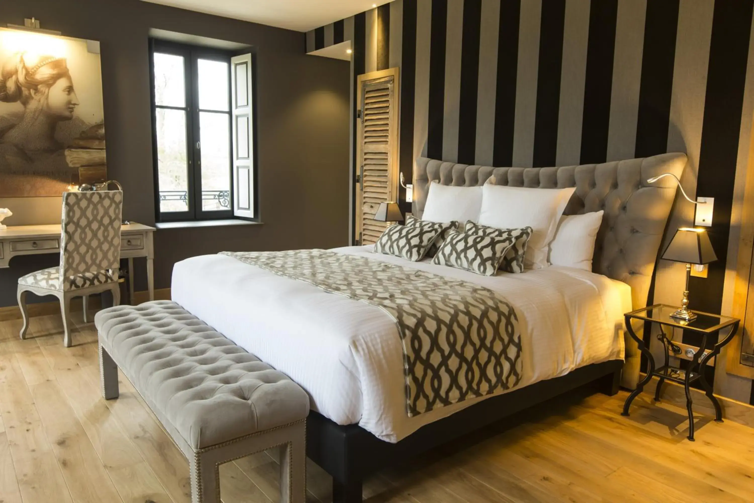 Double Room with Garden View in Domaine de Rymska & Spa - Relais & Châteaux Double Room with Garden View in Domaine de Rymska & Spa - Relais & Châteaux