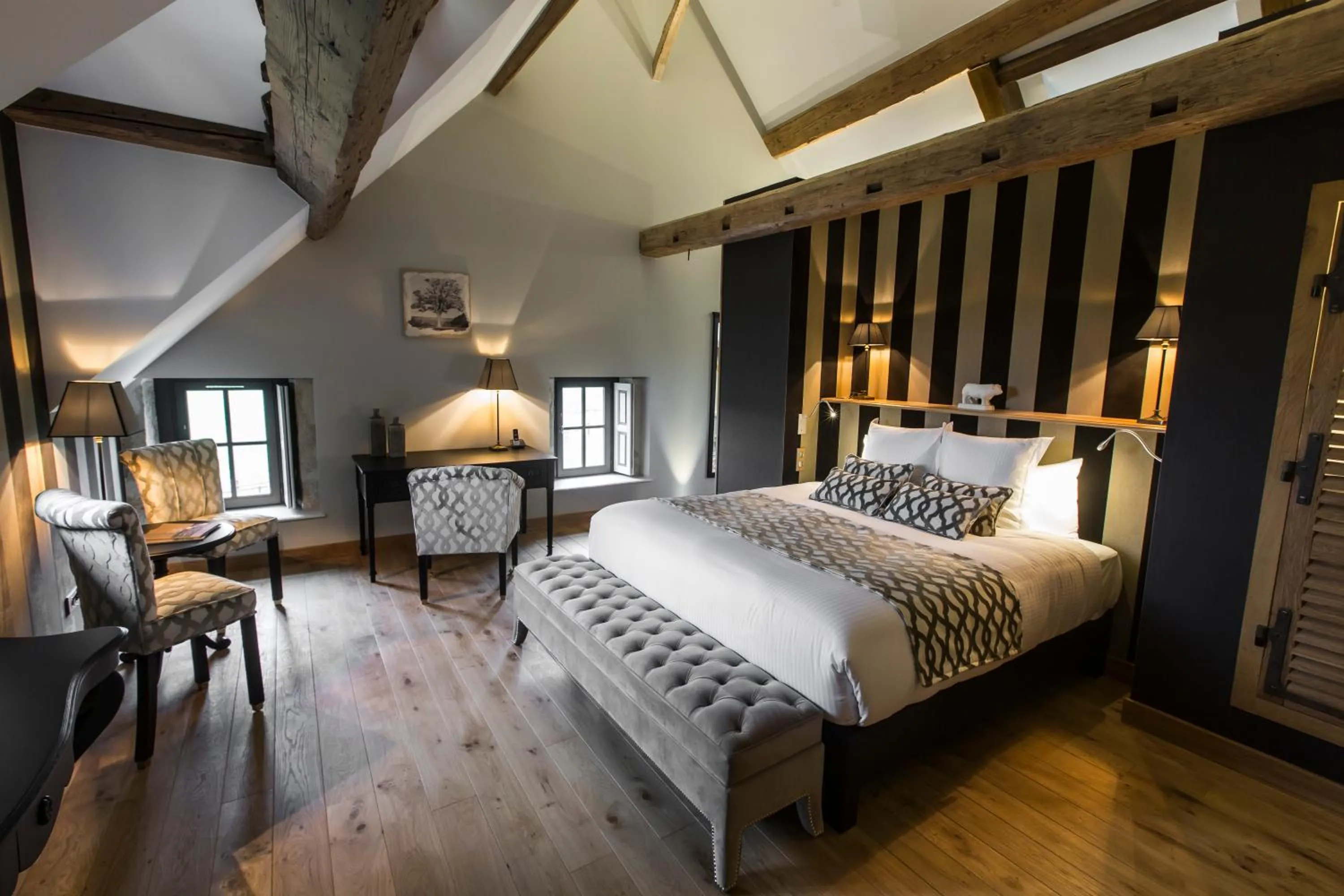 Bedroom, Bed in Domaine de Rymska & Spa - Relais & Châteaux