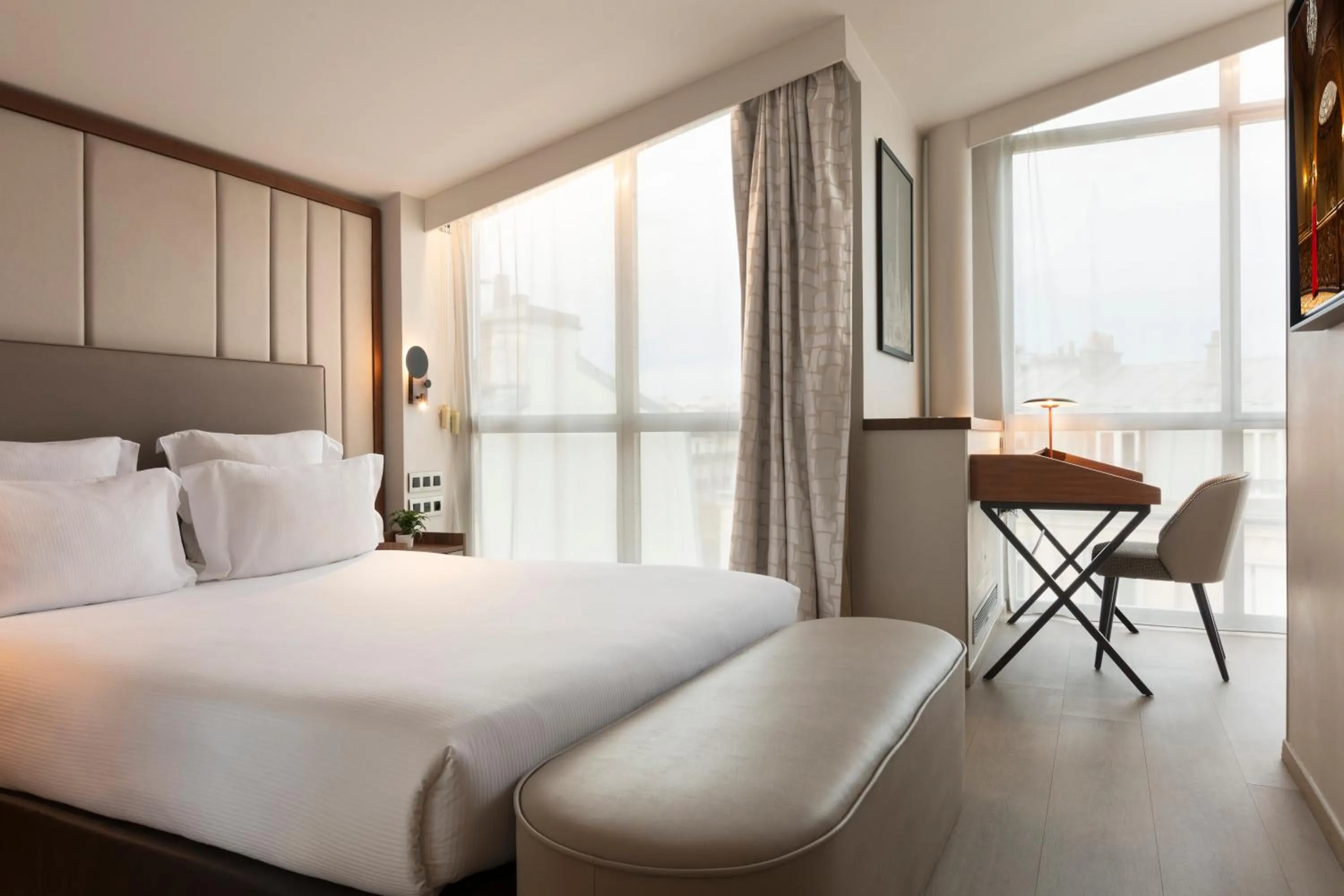 Bedroom, Bed in La Clef Tour Eiffel Paris by The Crest Collection