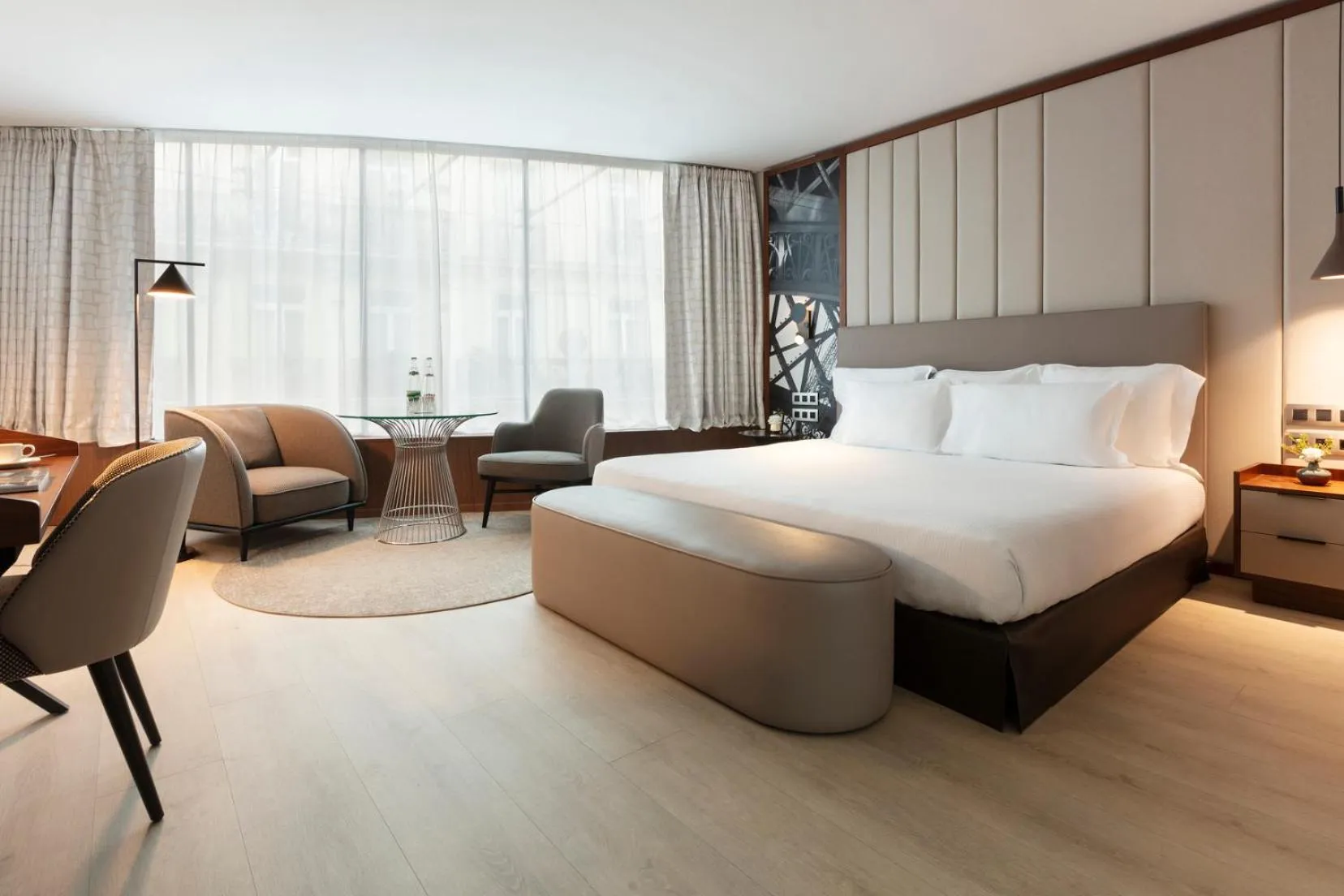 Bed in La Clef Tour Eiffel Paris by The Crest Collection