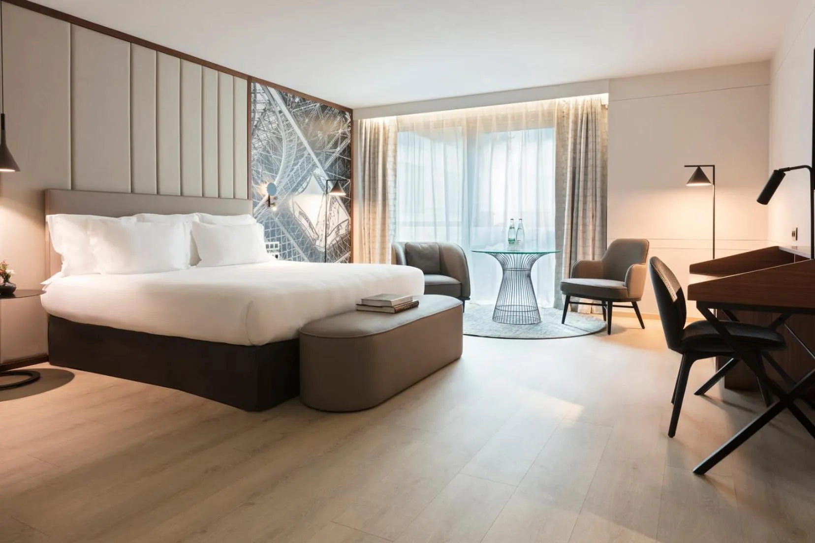 Bed in La Clef Tour Eiffel Paris by The Crest Collection