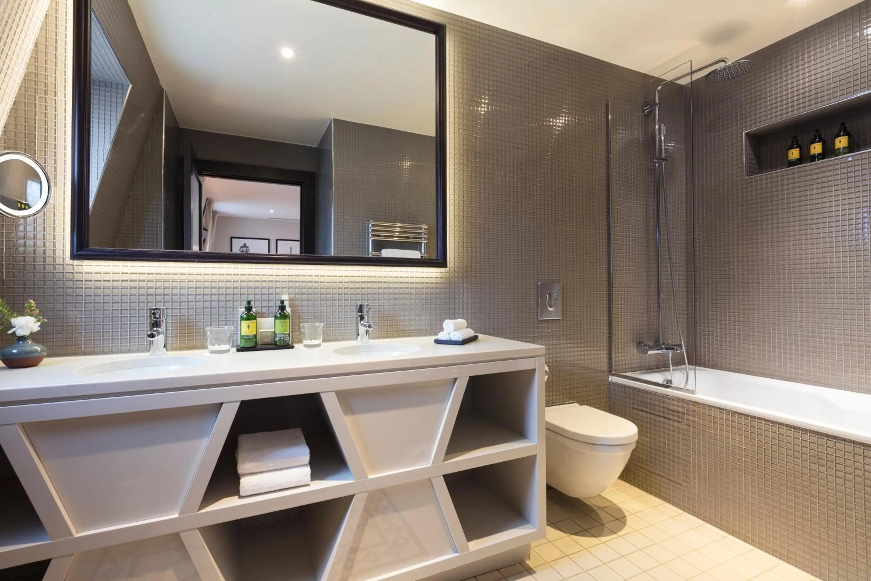 Shower in La Clef Tour Eiffel Paris by The Crest Collection