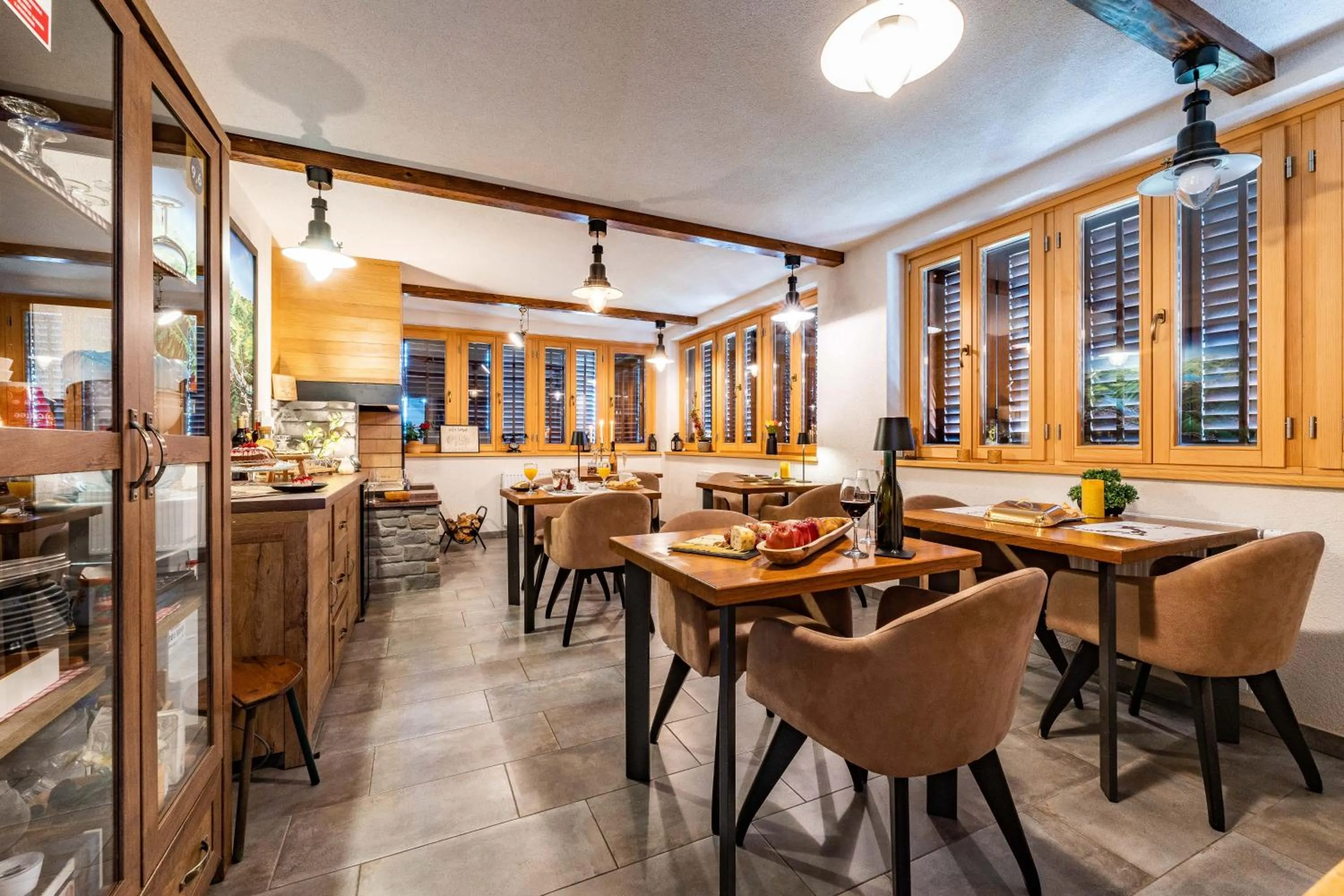 Seating area in B&B Villa Sumrak Plitvica Rooms