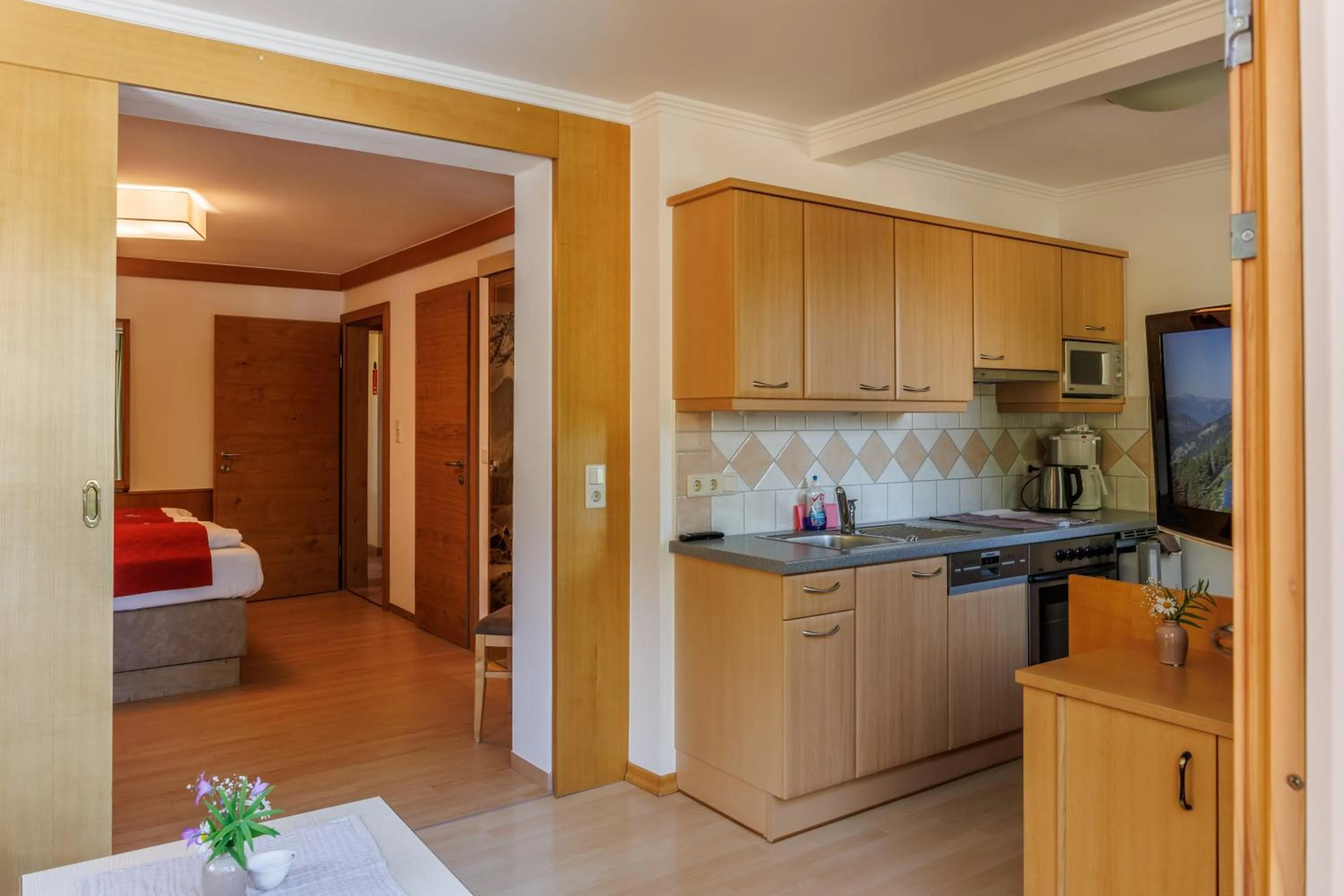 Property building, Bed in Aparthotel DAS Hochkönig