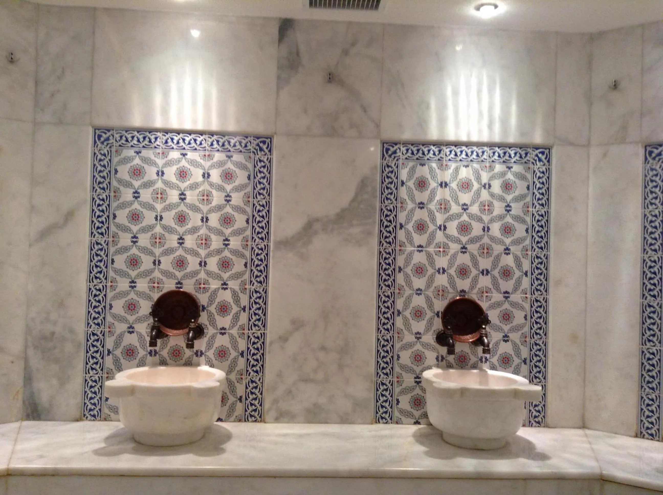 Steam room in Bella Hotel