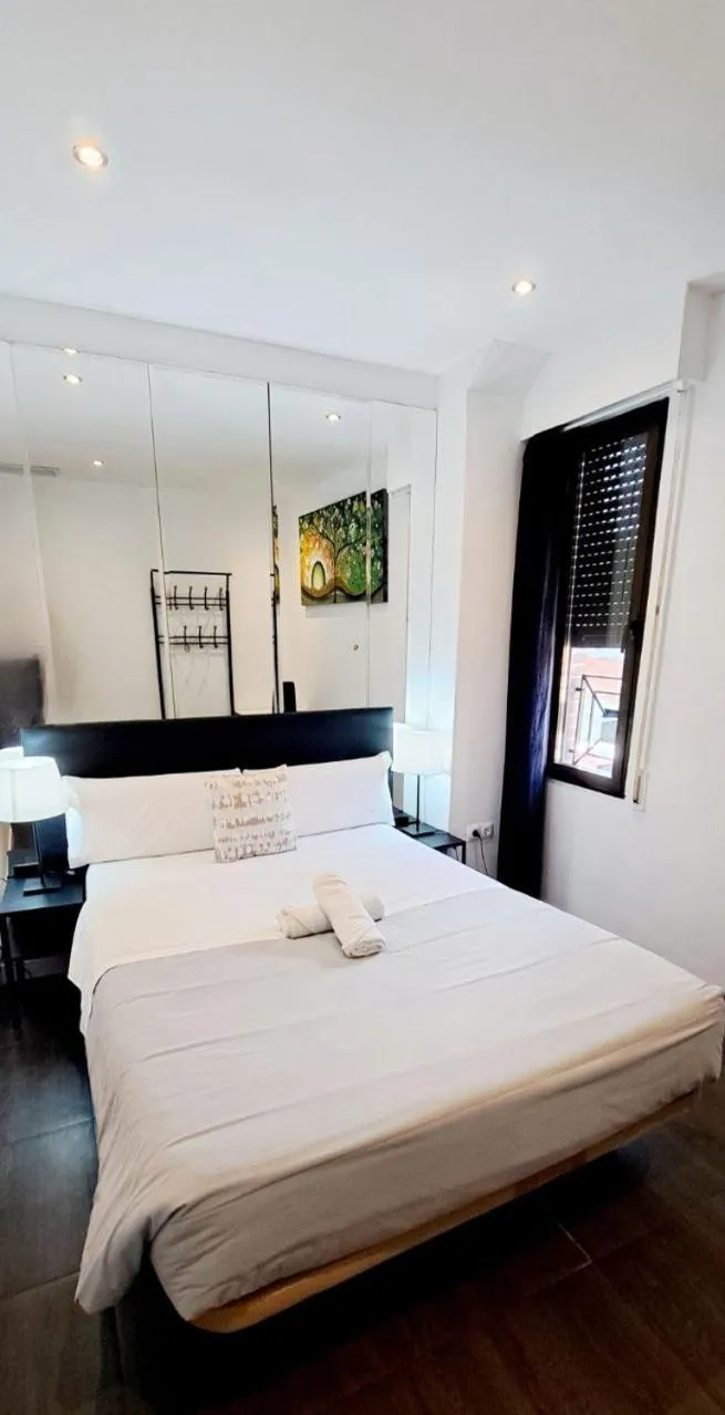 Bed in AYZ Ulises - Auto check-in property