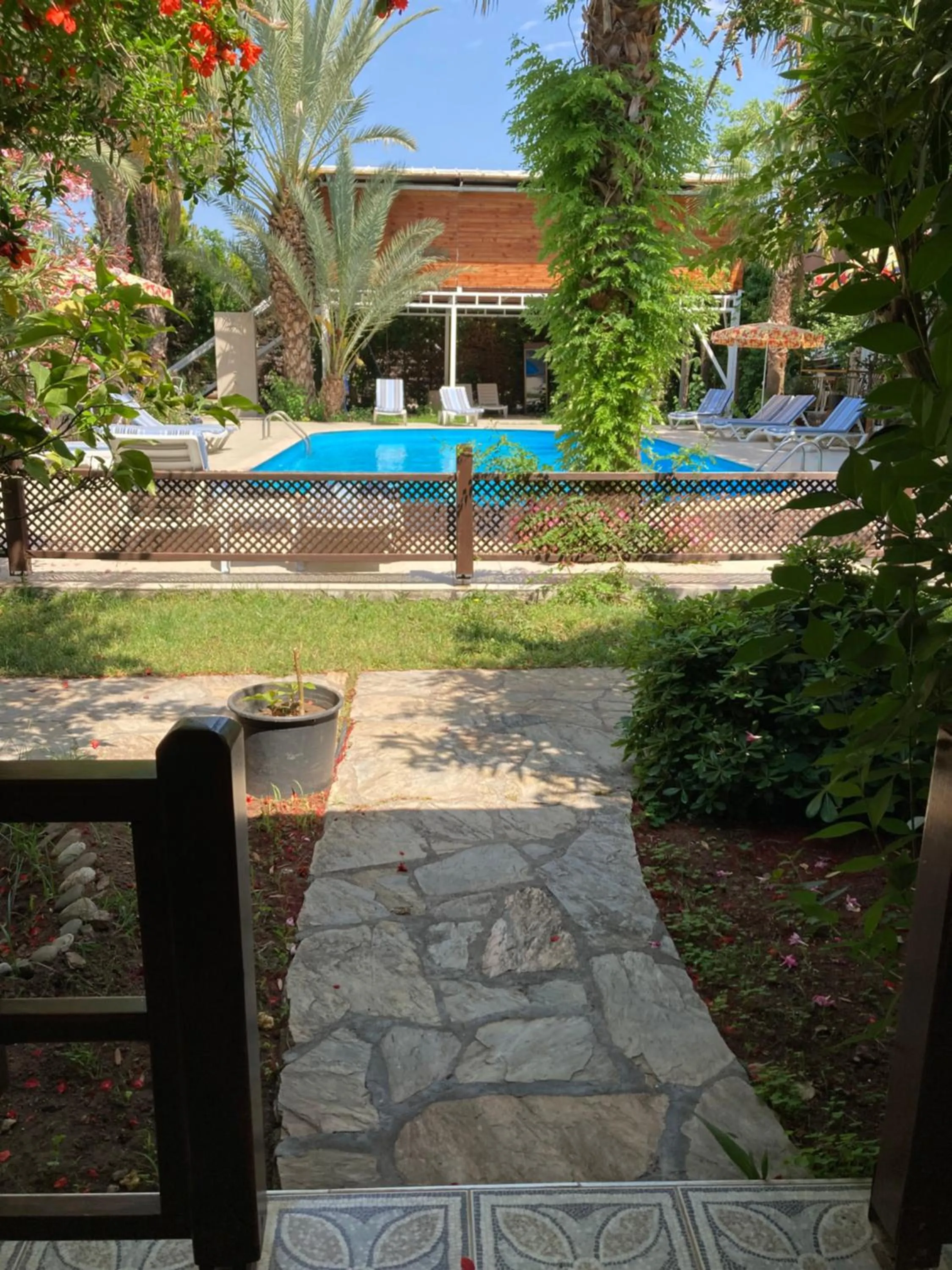 Pool view in Kutle Hotel