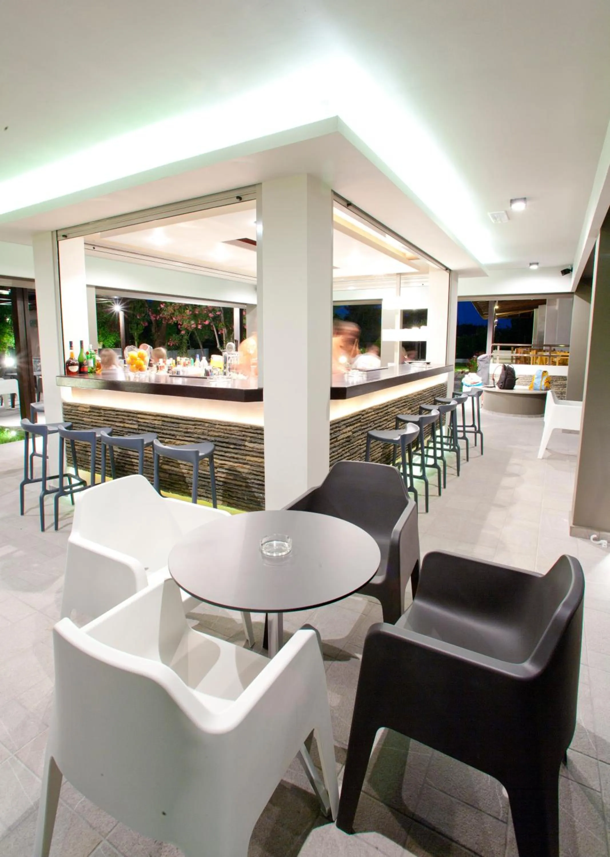 Lounge or bar in Matoula Beach