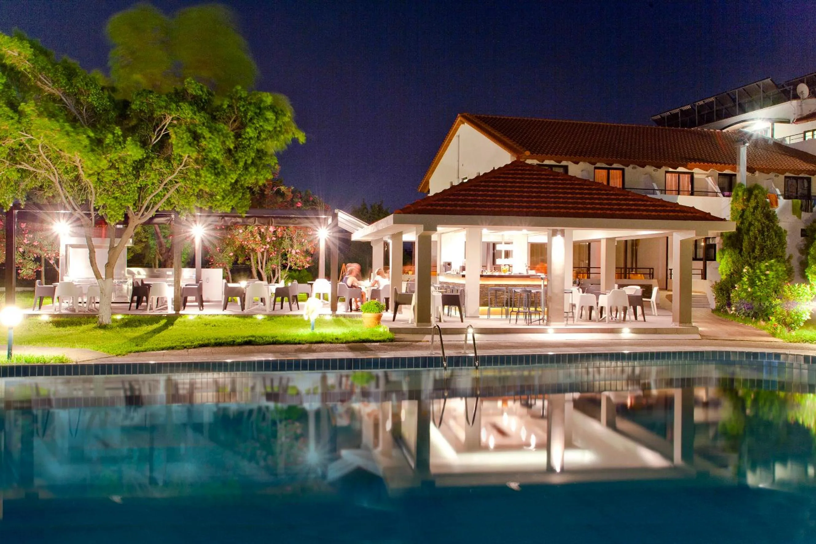 Restaurant/places to eat in Matoula Beach