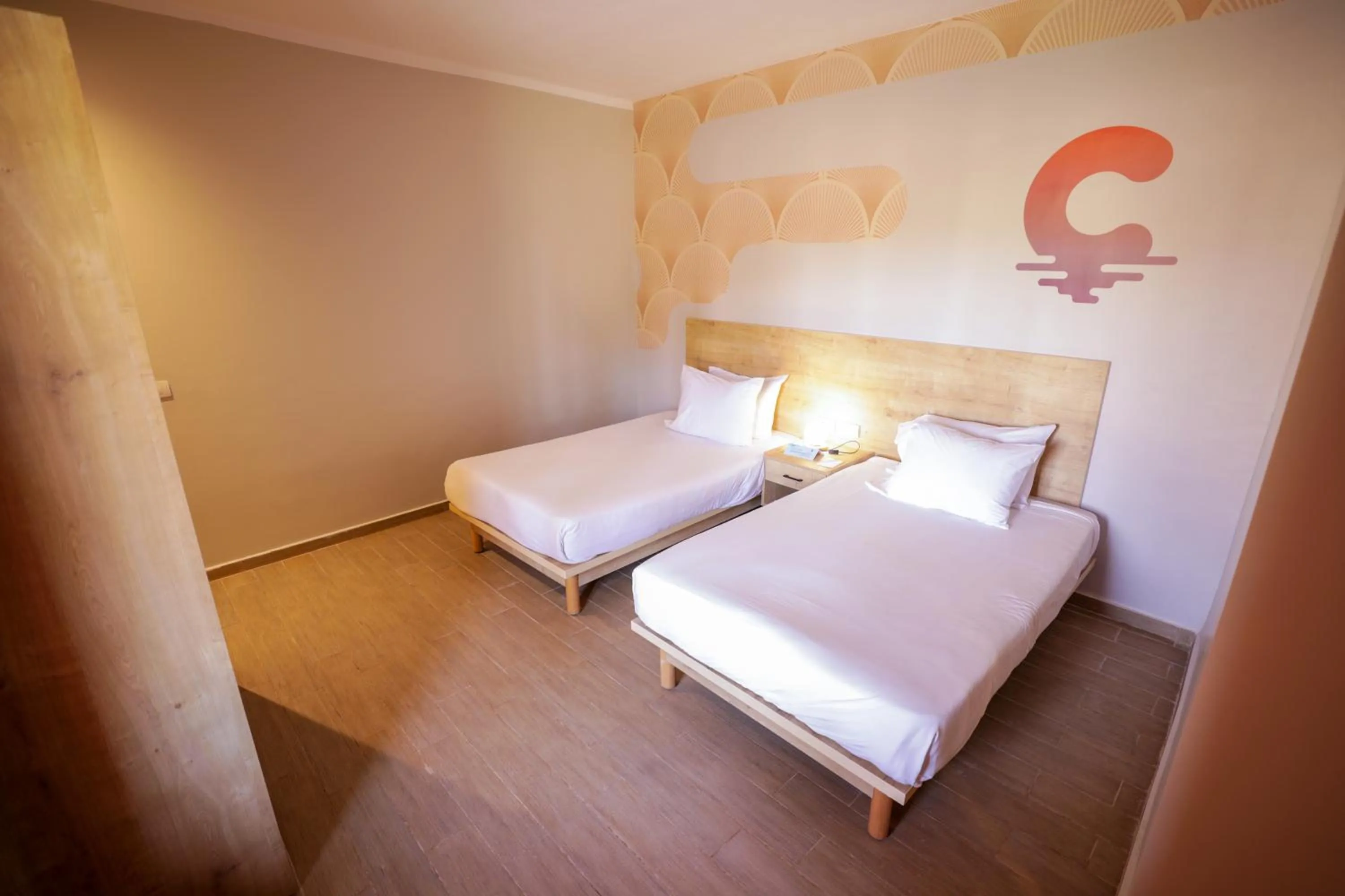 Bedroom, Bed in Calimera Blend Paradise