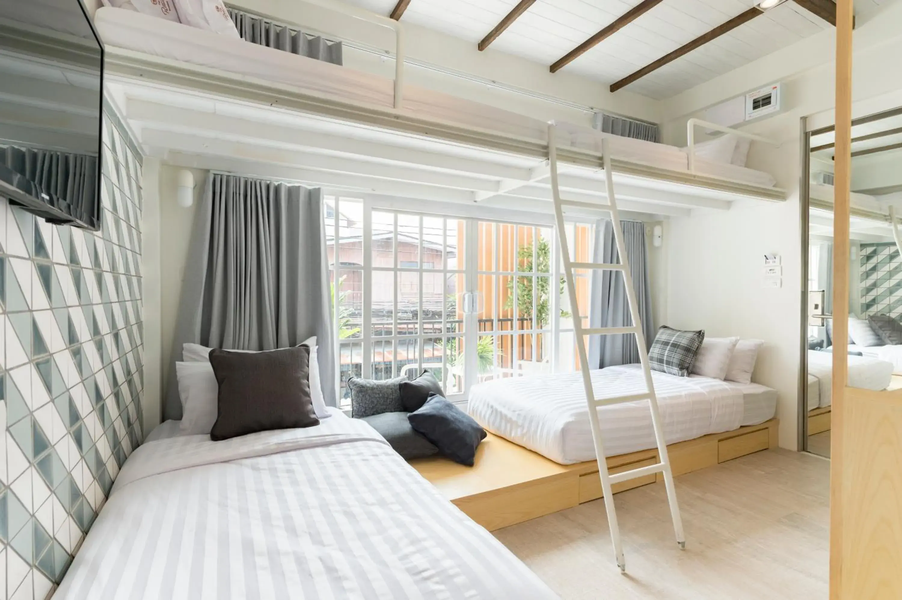 Bed in The Pattern Boutique Hotel Bed in The Pattern Boutique Hotel