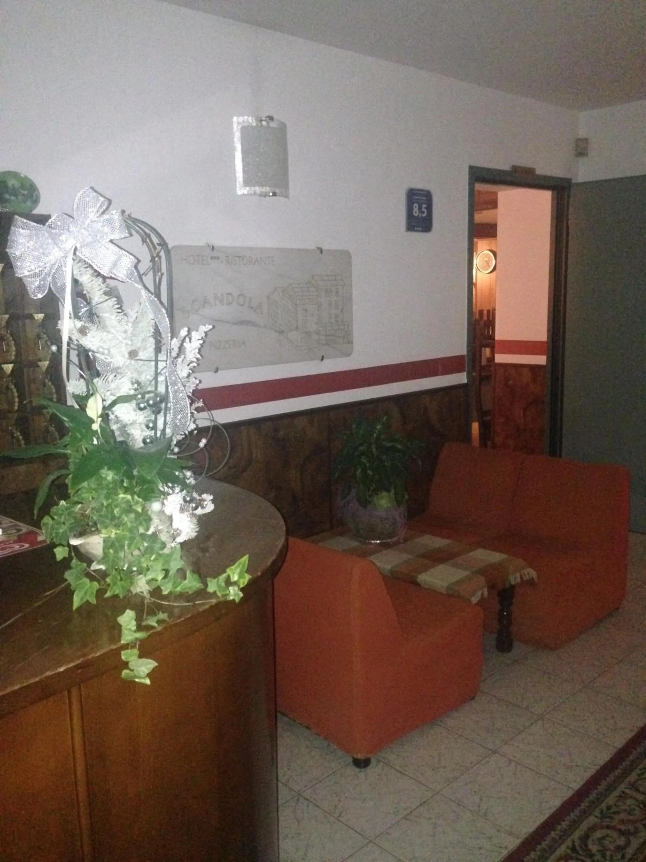 Lobby or reception in Hotel Scandola