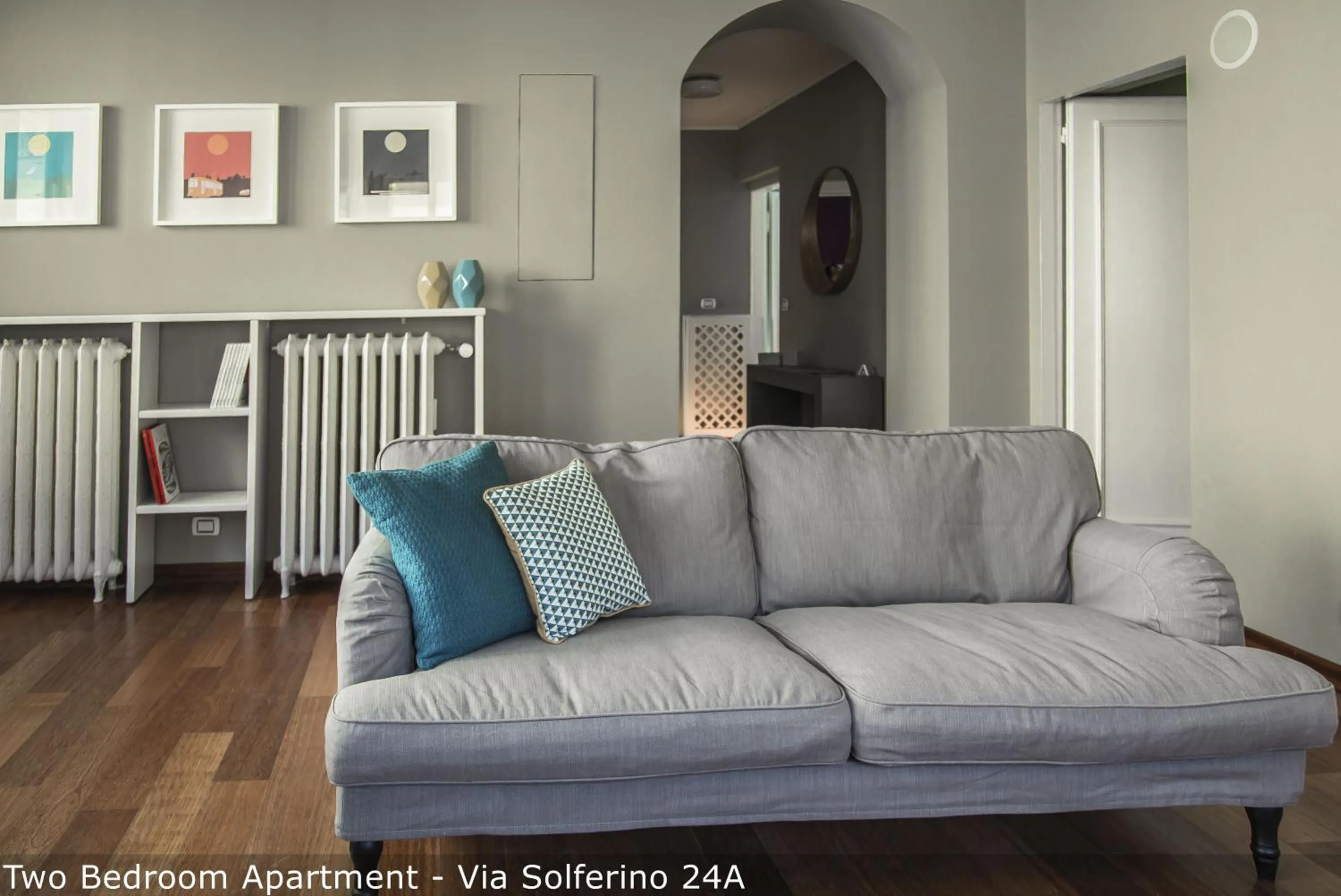 Living room in Brera Apartments in San Marco