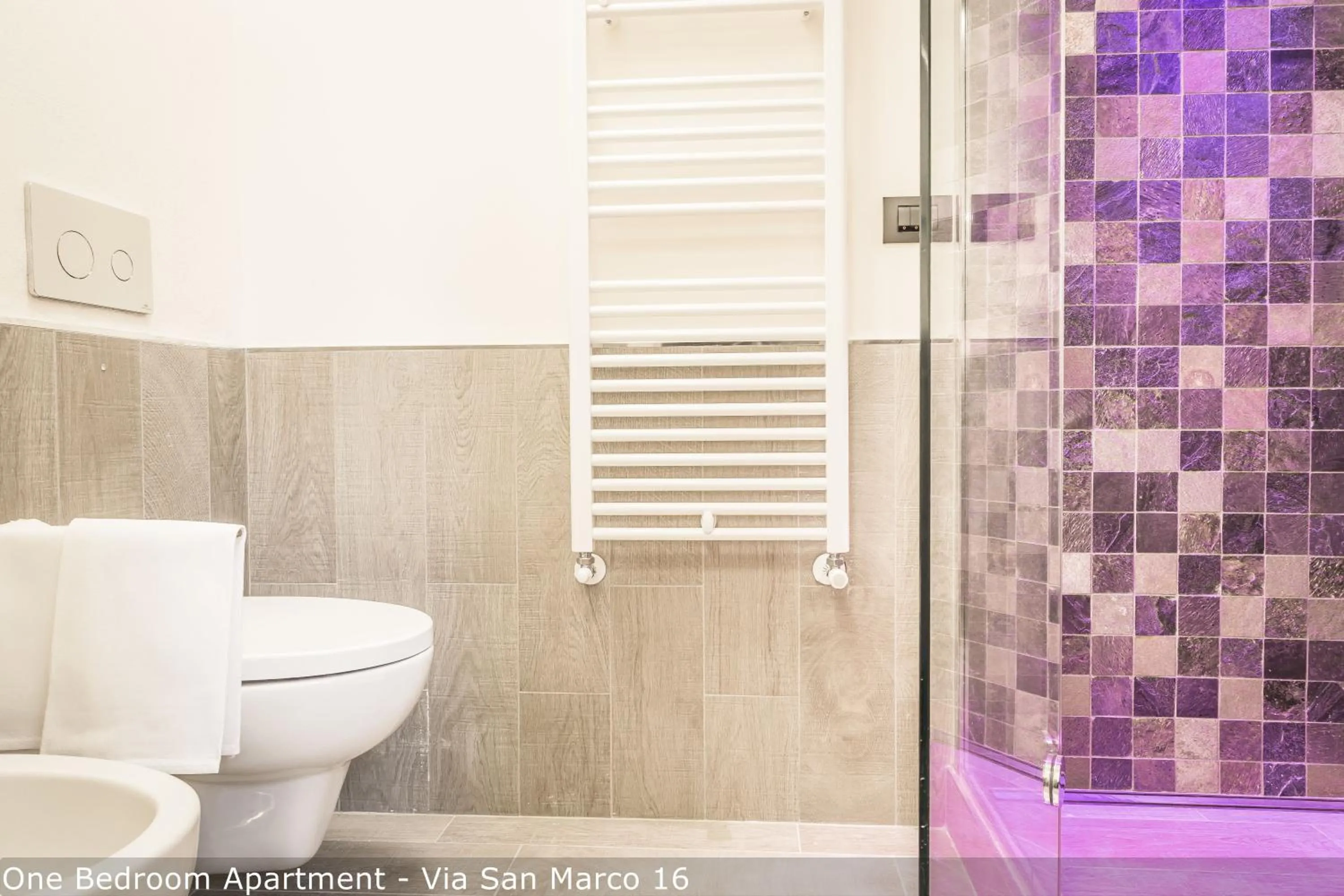 Shower in Brera Apartments in San Marco