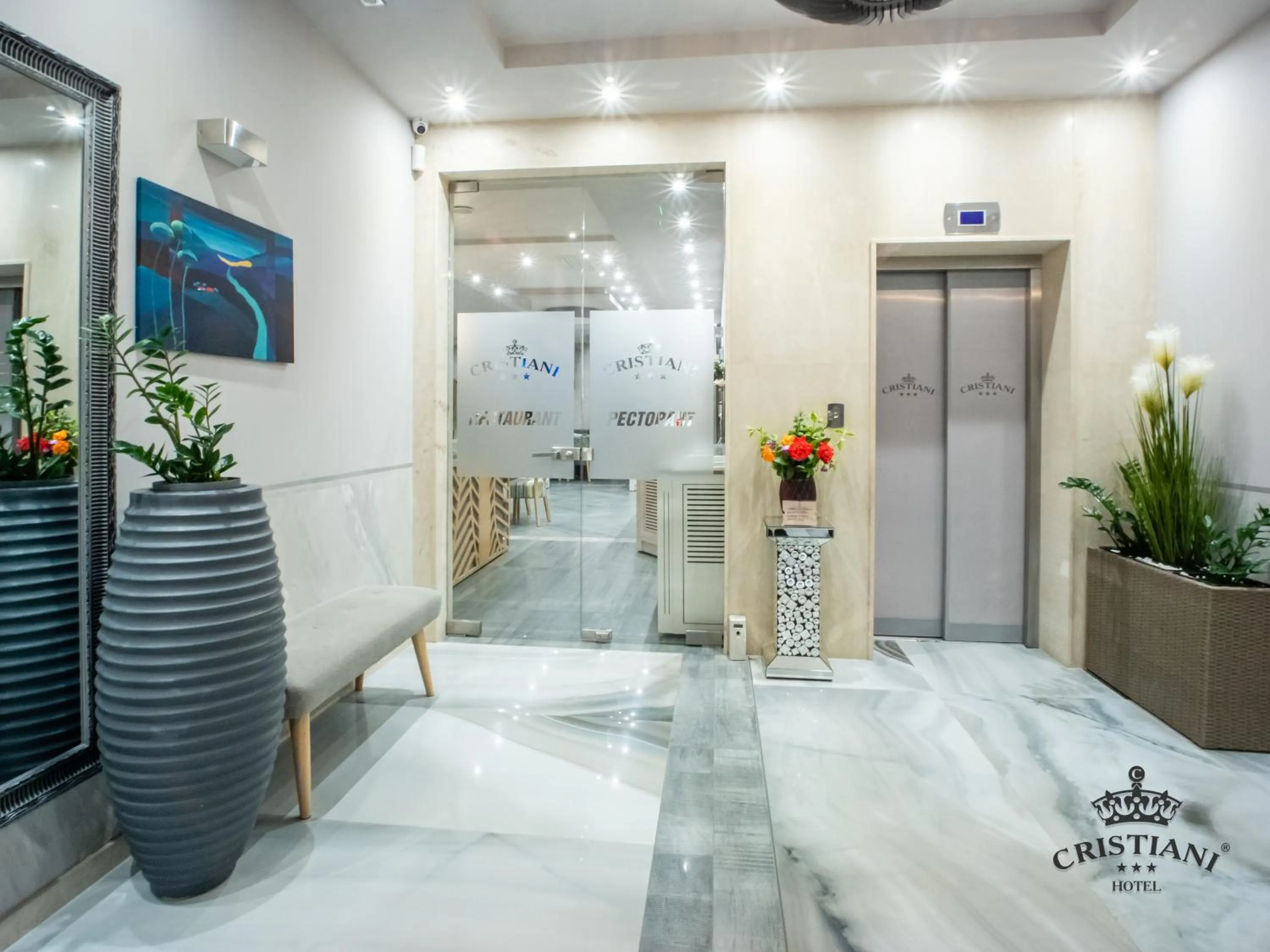 Lobby or reception in Cristiani Hotel Sozopol
