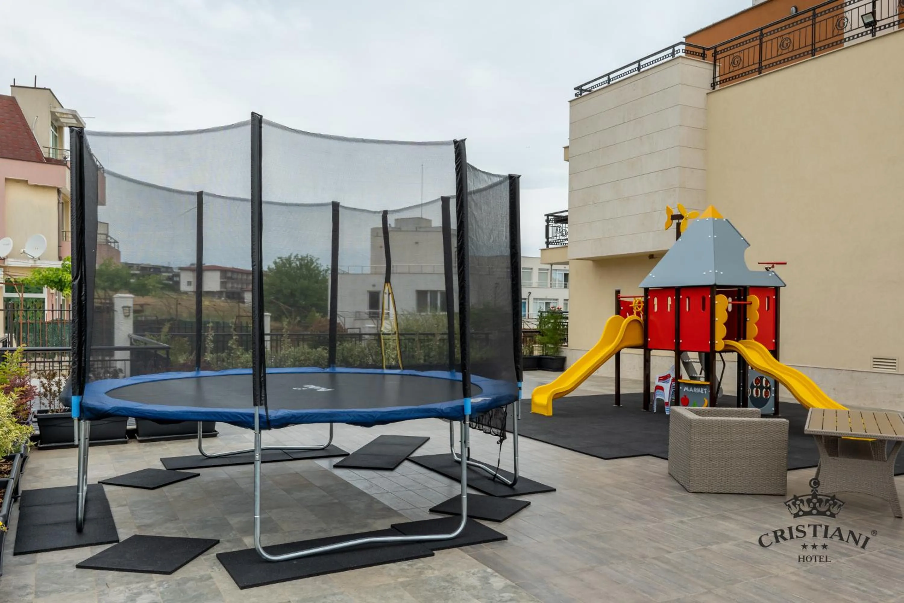 Children play ground in Cristiani Hotel Sozopol