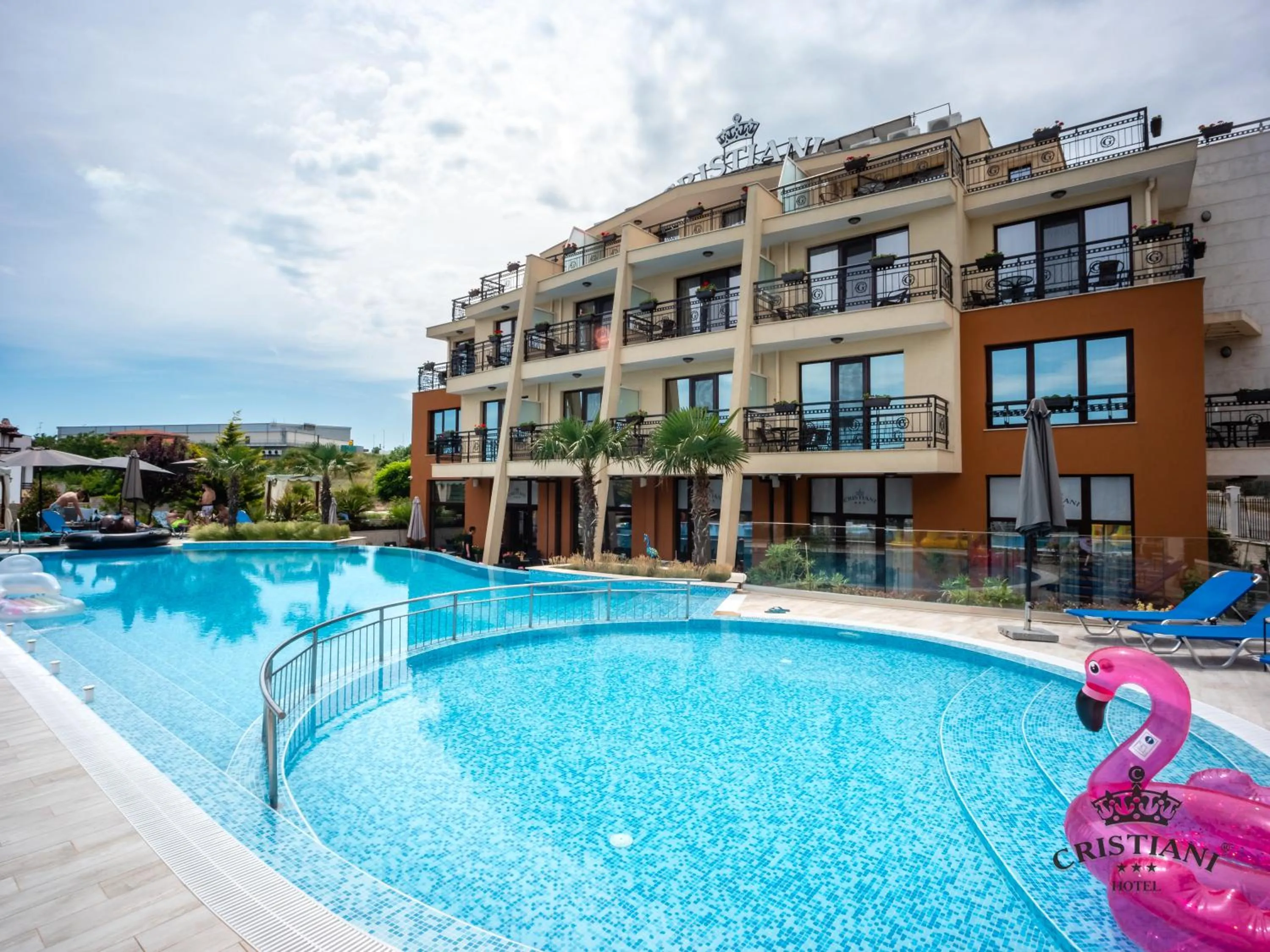 Swimming pool in Cristiani Hotel Sozopol