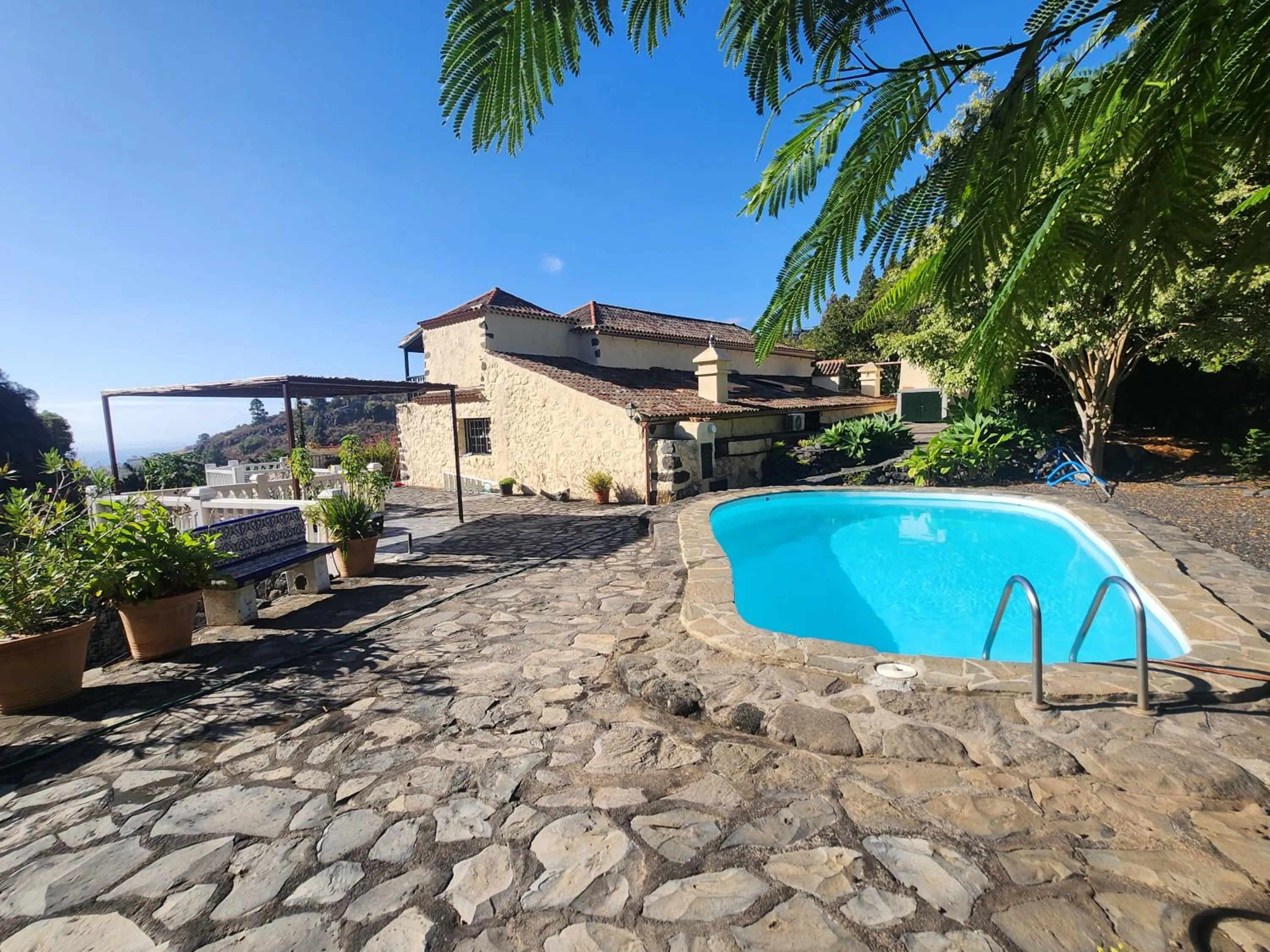 Große Finca 19Jh, Pool, Terrasse, nahe Santa Cruz