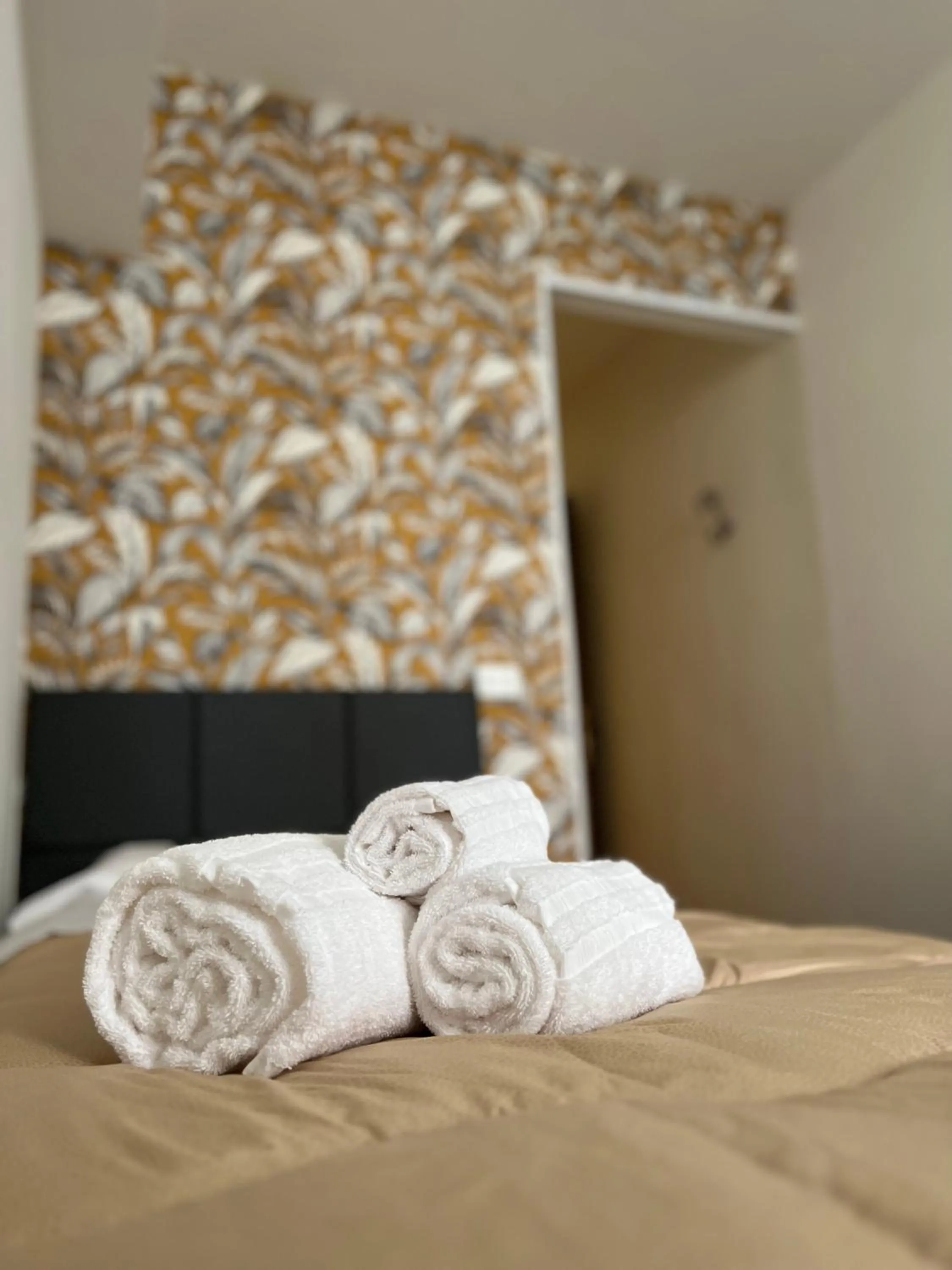 Bed in Hotel Brenta
