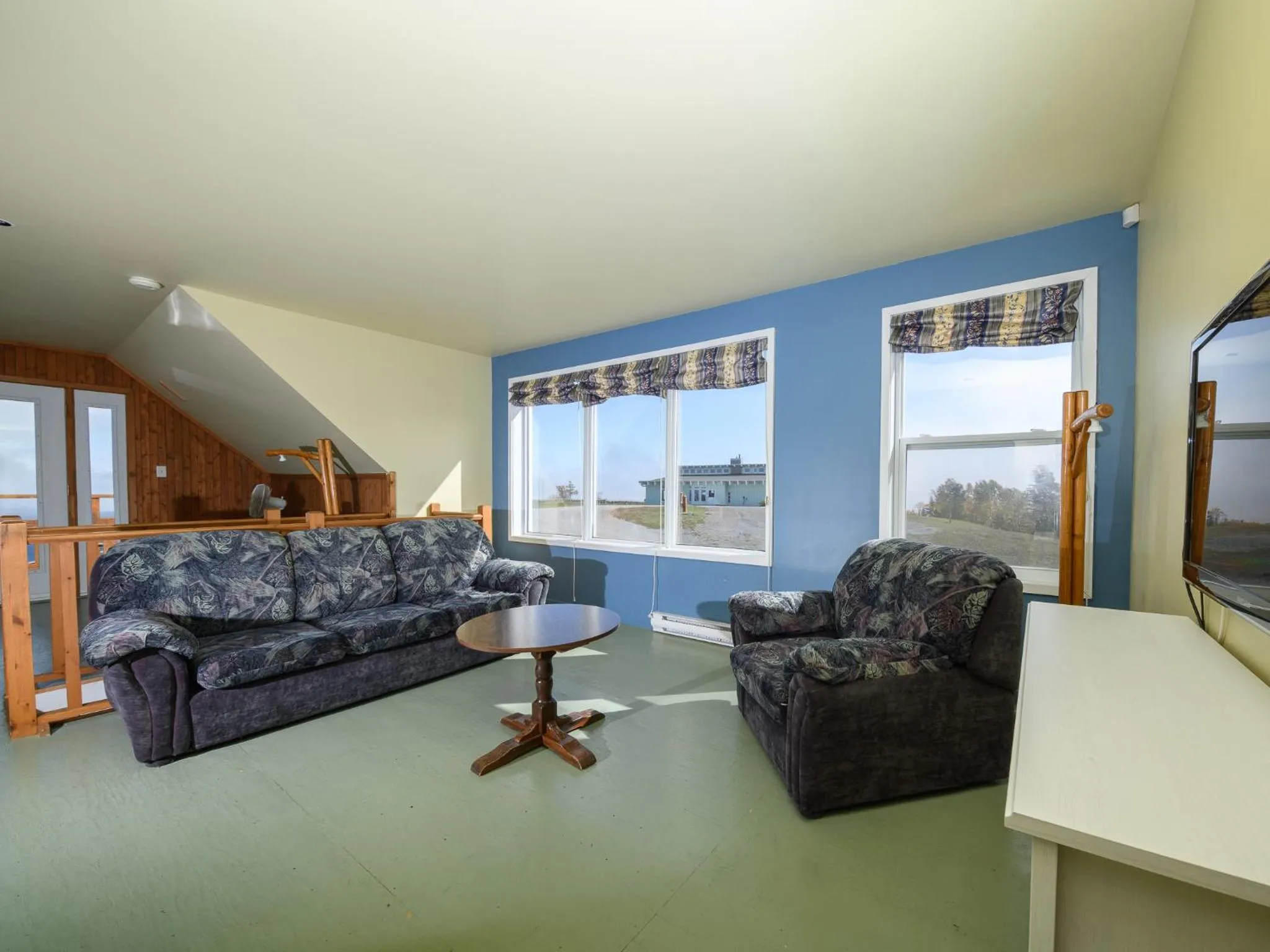 Living room in Au Pic de l'Aurore Motel-Chalets