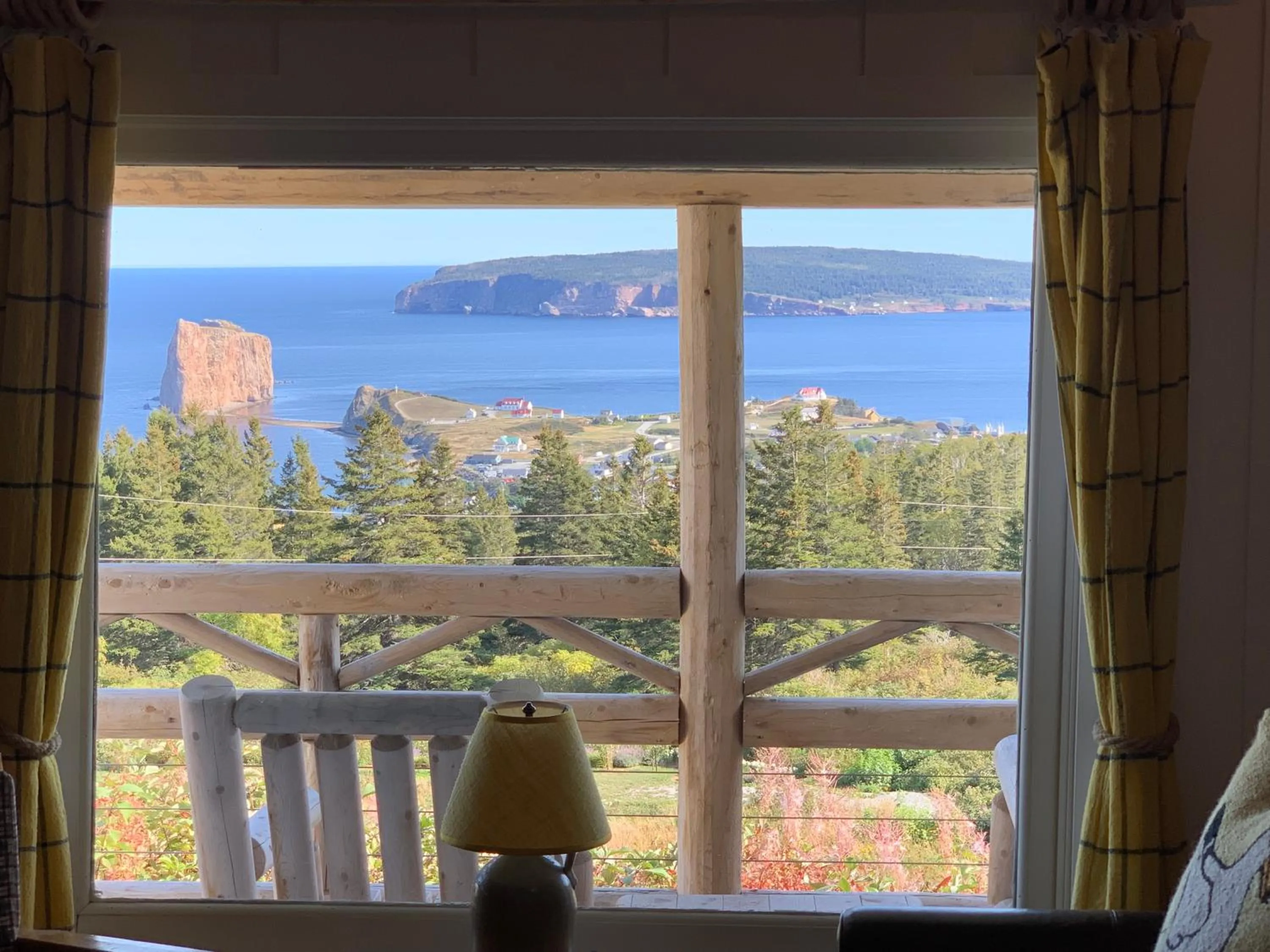 View (from property/room) in Au Pic de l'Aurore Motel-Chalets