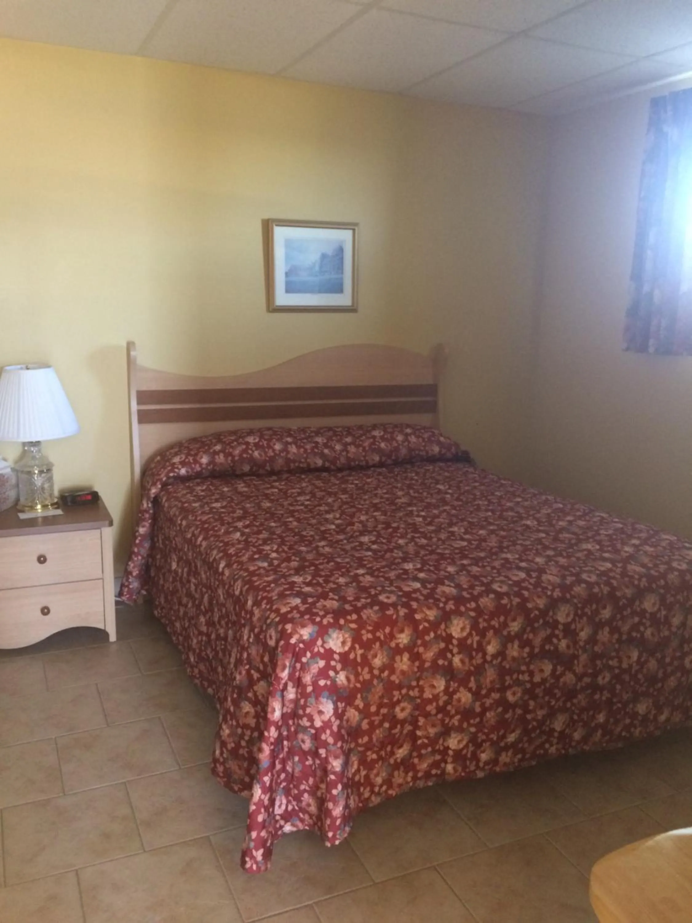 Bed in Hotel-Motel Fleur de Lys