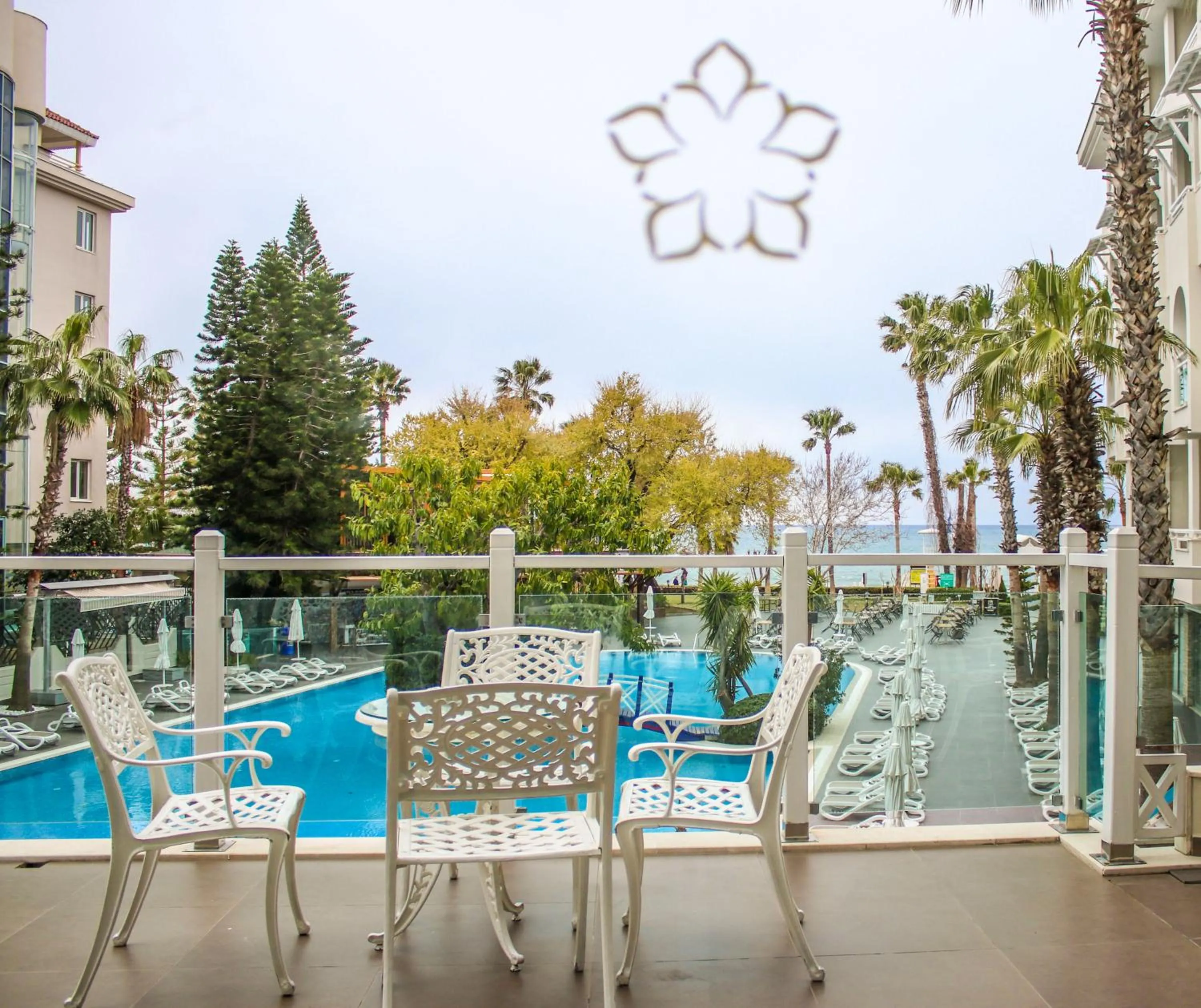 Patio in Side Star Beach Hotel - Ultra All Inclusive