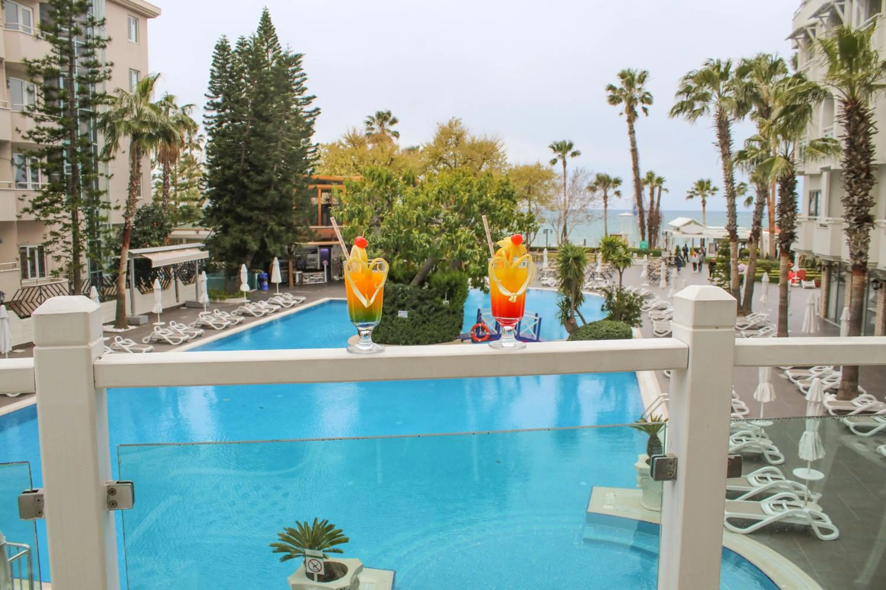 Patio in Side Star Beach Hotel - Ultra All Inclusive