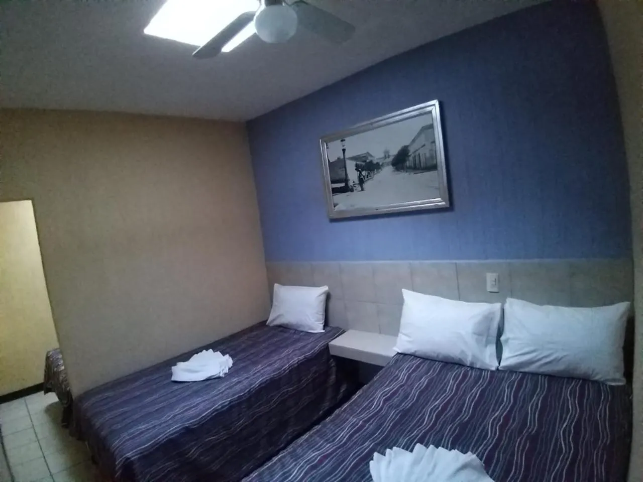 Bed in Hotel Aguila