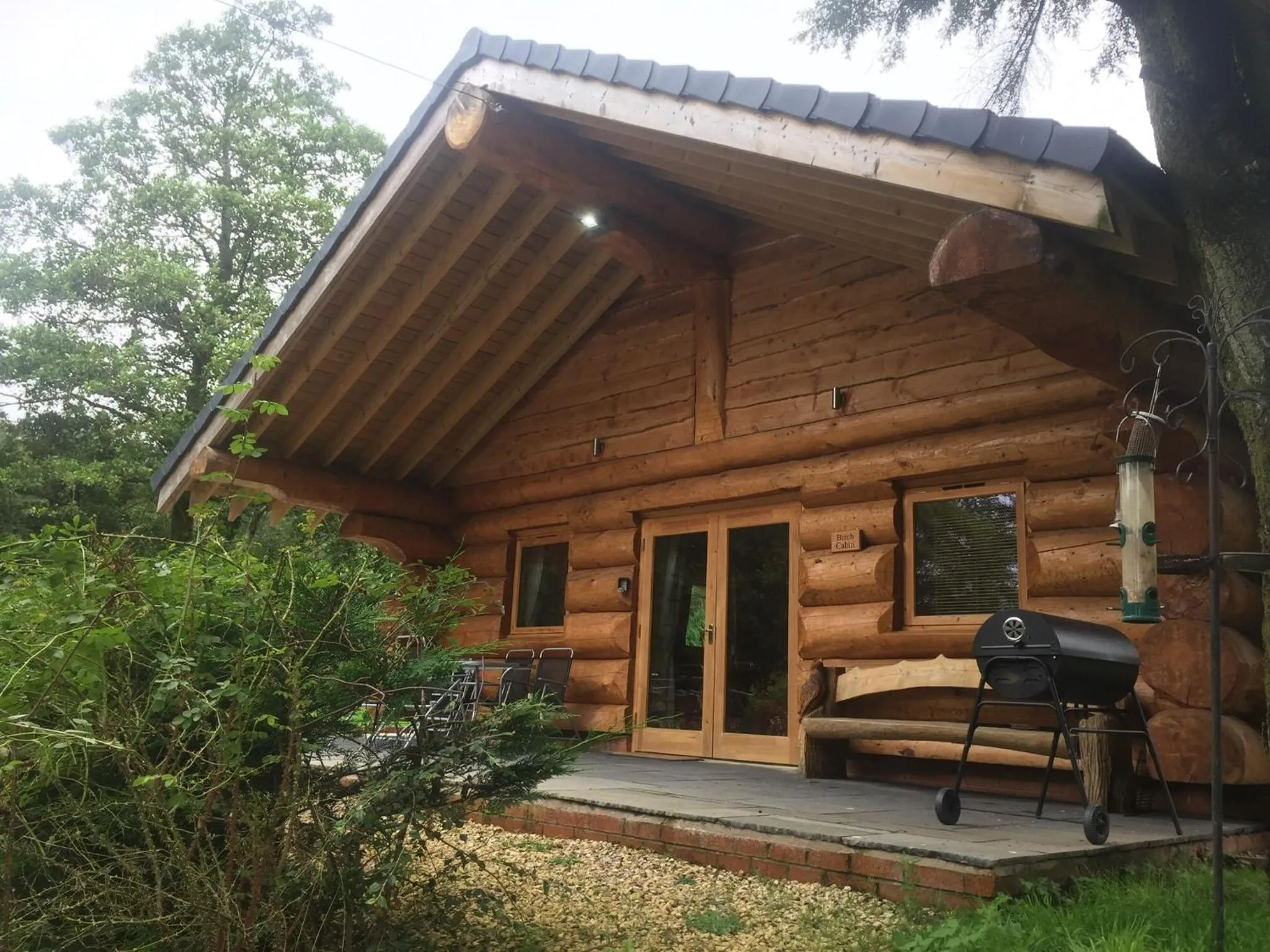 Property building in Ewes Water Log Cabins