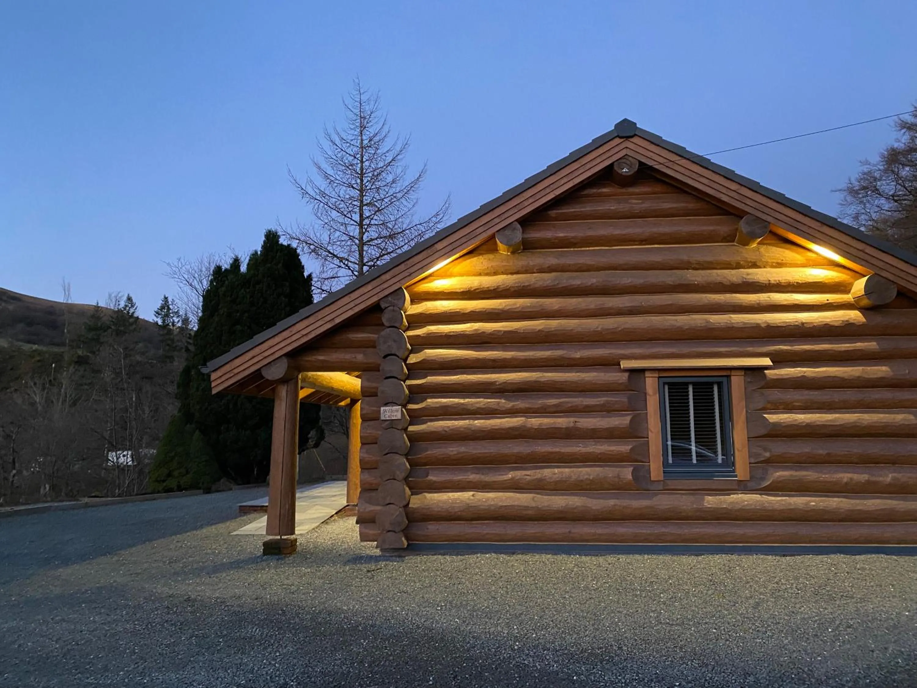 Property building in Ewes Water Log Cabins