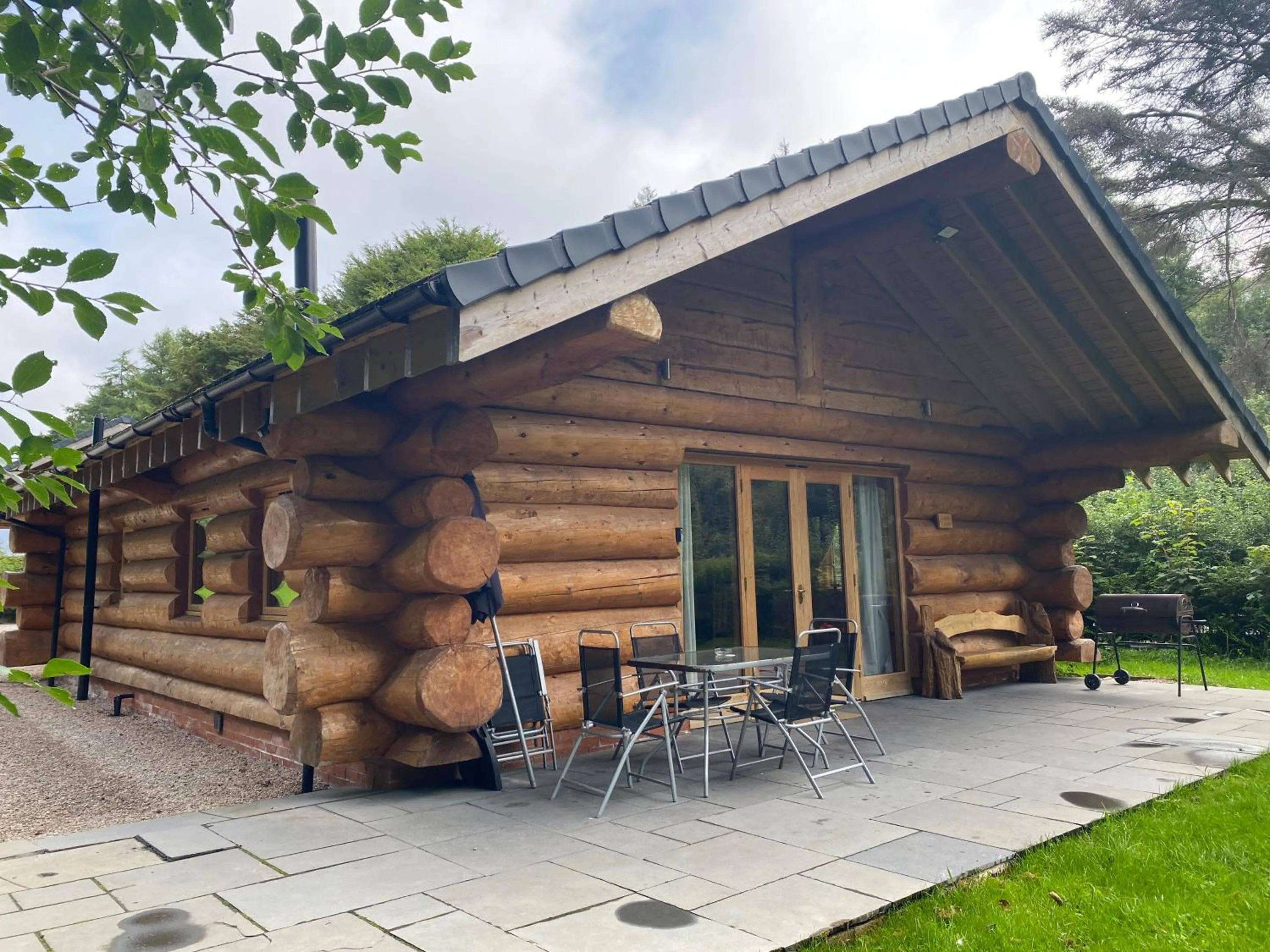Property building in Ewes Water Log Cabins