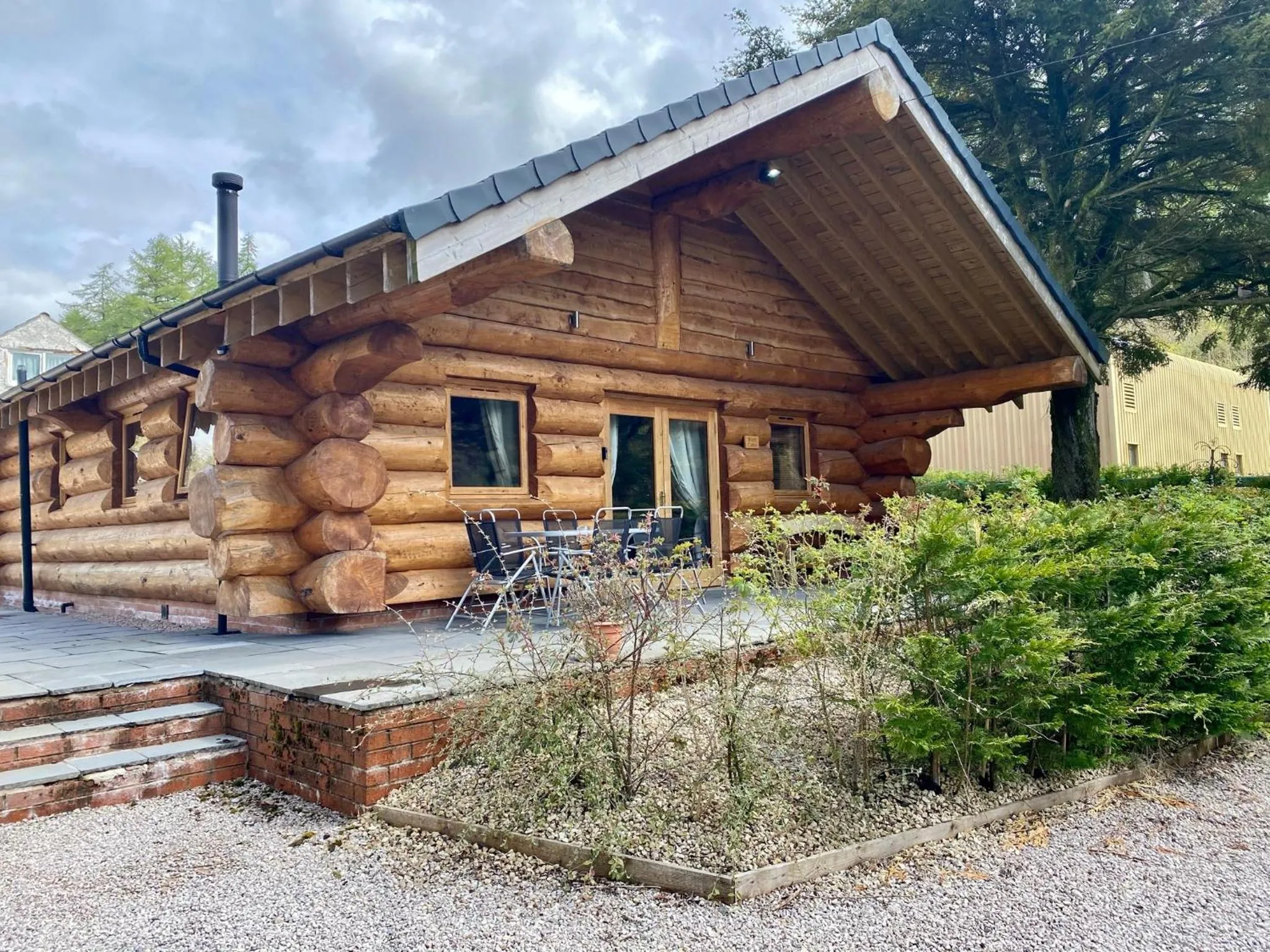 Property building in Ewes Water Log Cabins