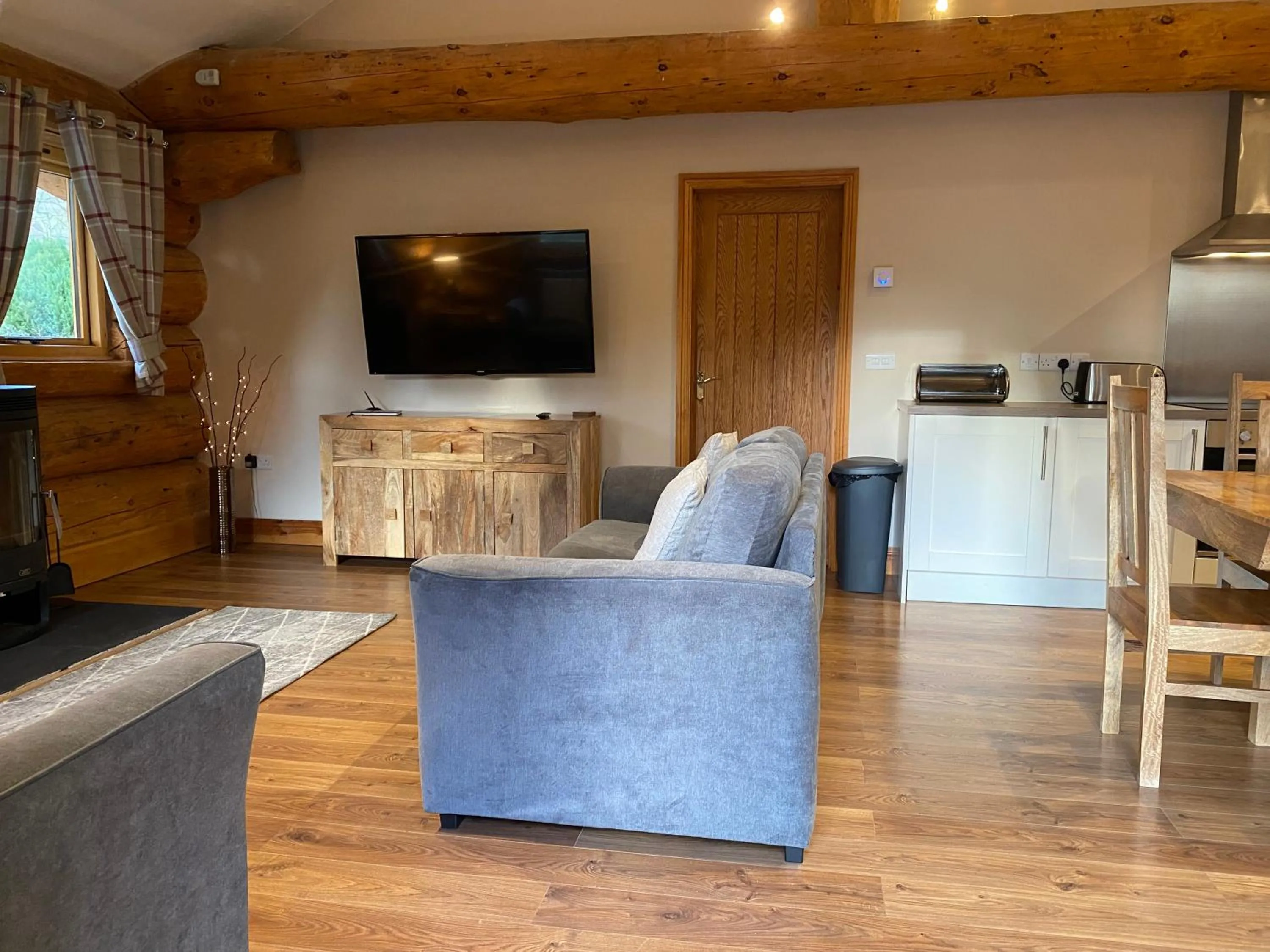 TV and multimedia in Ewes Water Log Cabins