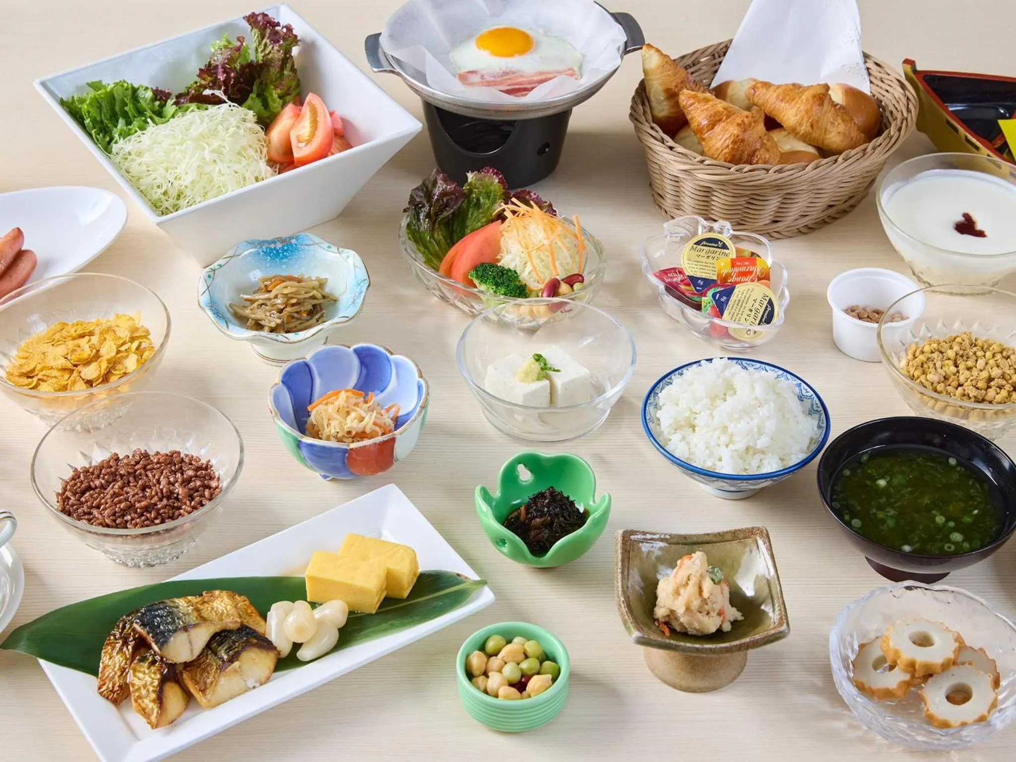 Food and drinks in Misasa Royal Hotel