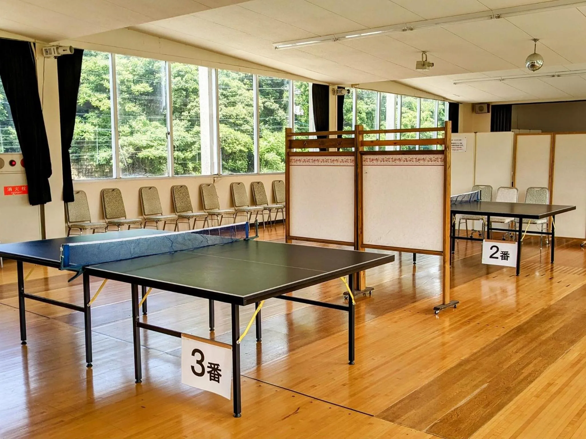 Table tennis in Misasa Royal Hotel