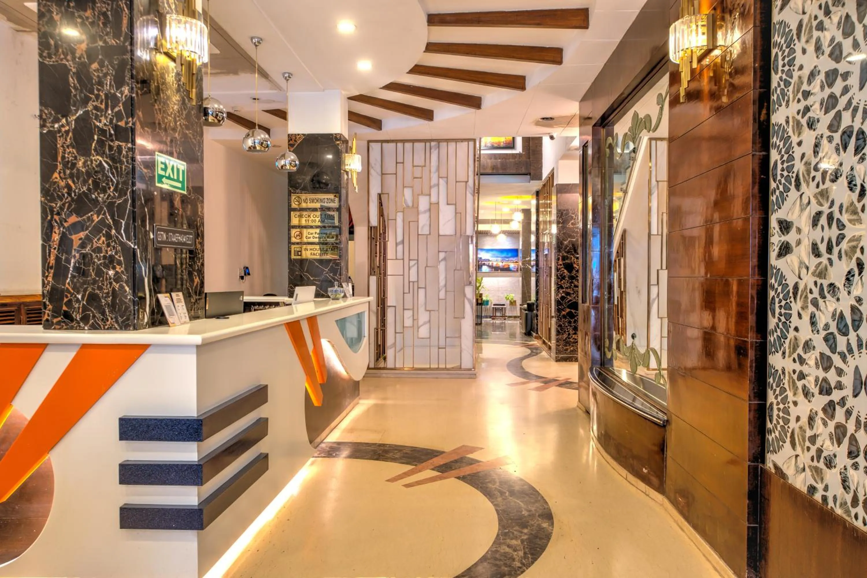 Lobby or reception in THE SINGH EMPIRE,New Delhi City Centre