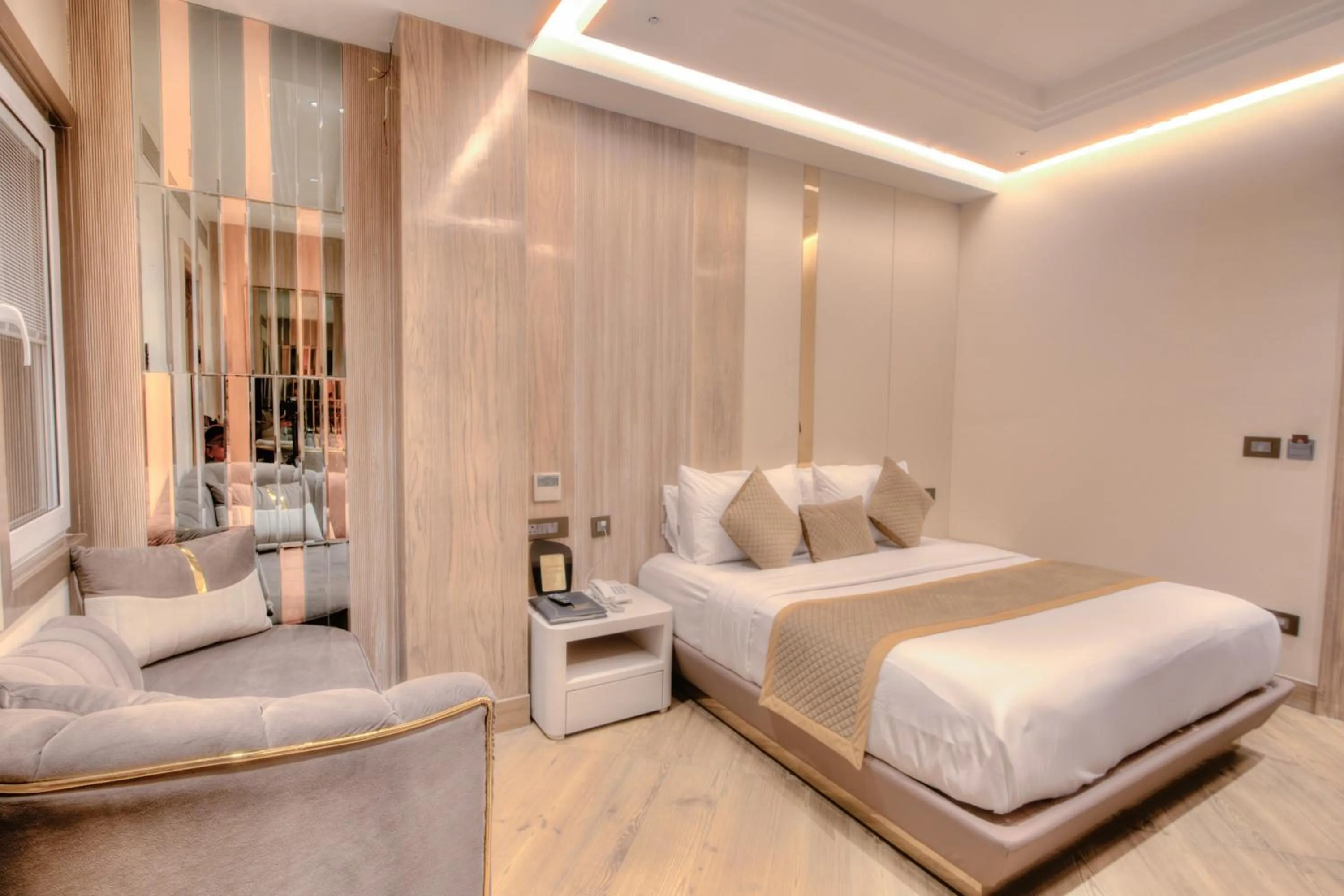 Bedroom in THE SINGH EMPIRE,New Delhi City Centre