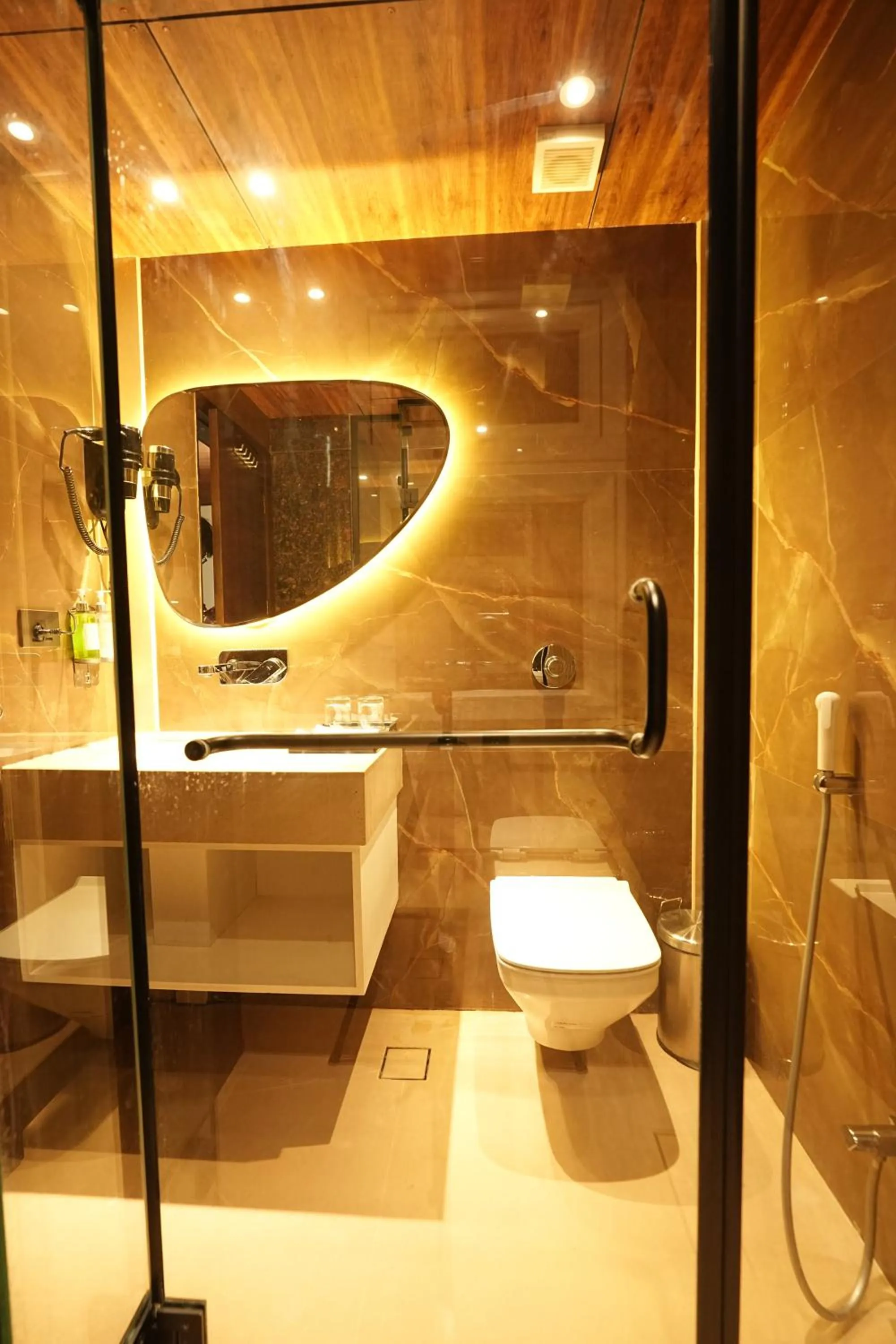 Bathroom in THE SINGH EMPIRE,New Delhi City Centre