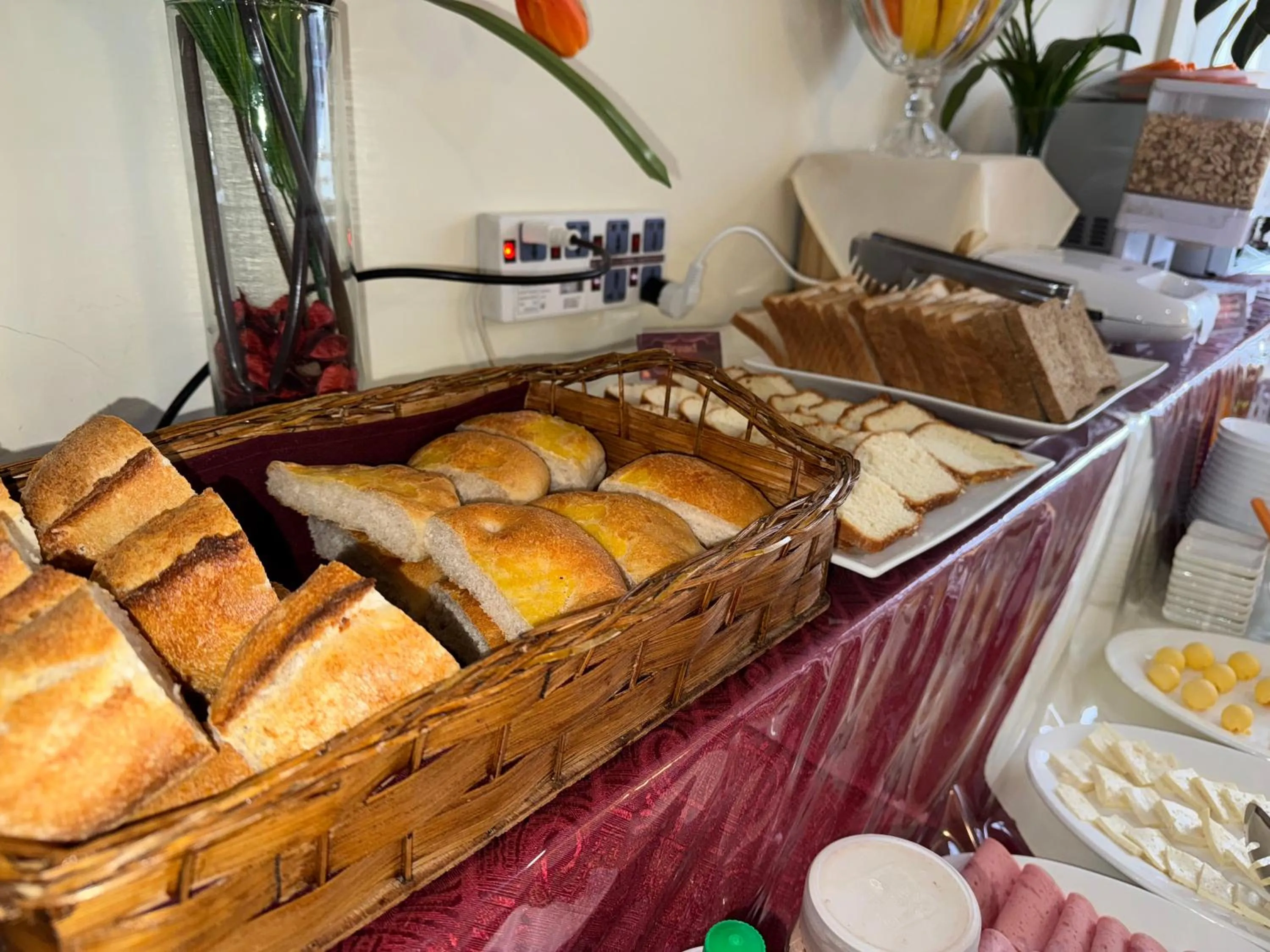 Continental breakfast in Luxstone Executive & Suites