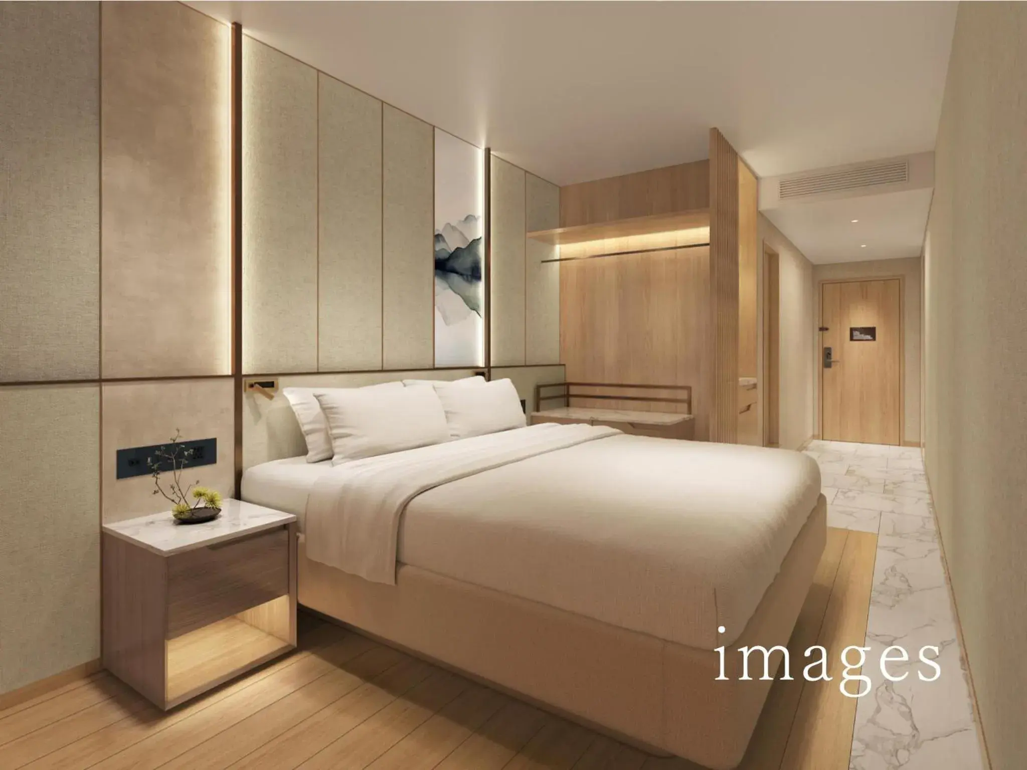 Photo of the whole room, Bed in Heian No Mori Kyoto Photo of the whole room, Bed in Heian No Mori Kyoto