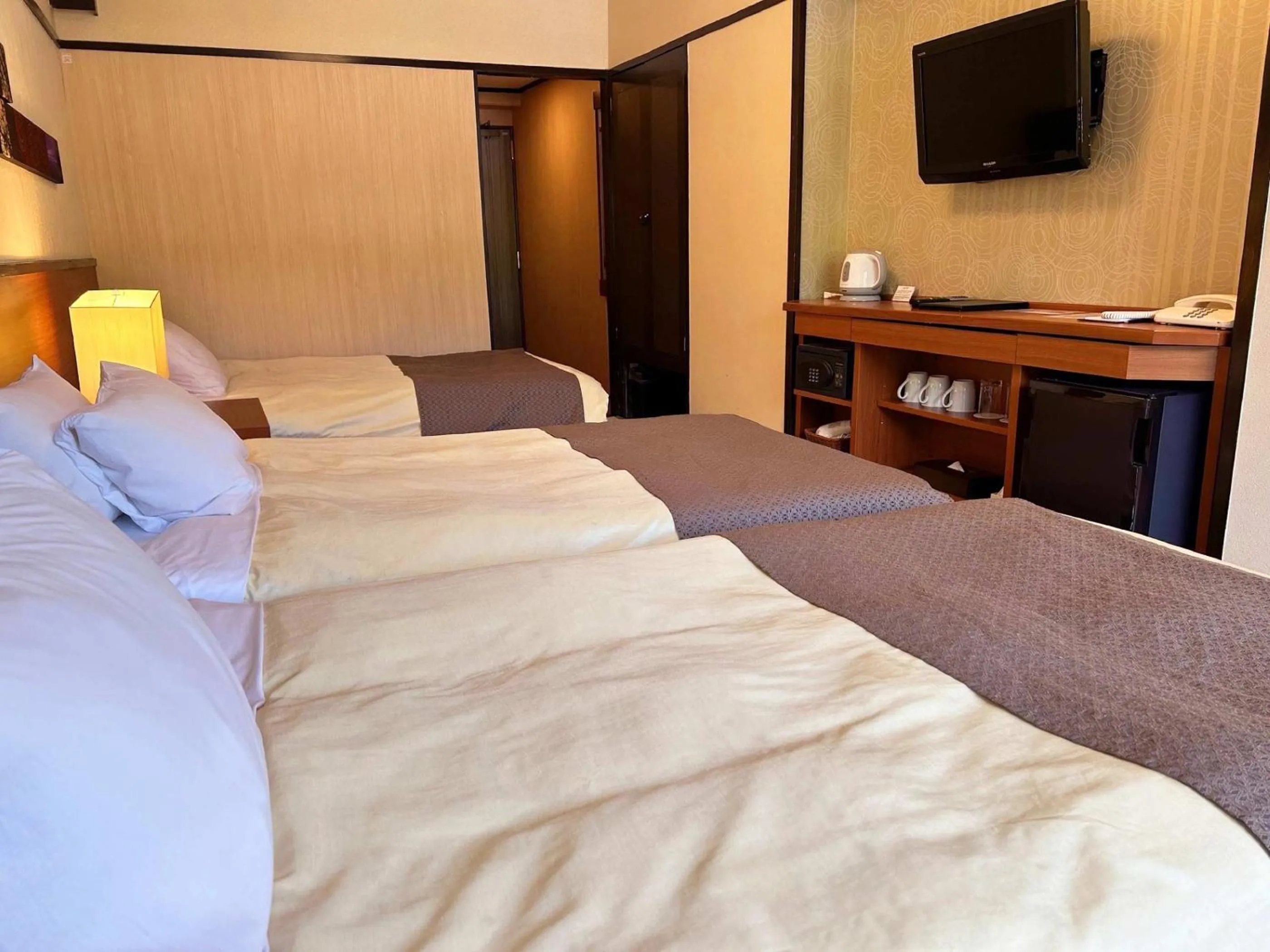 Bed in Heian No Mori Kyoto