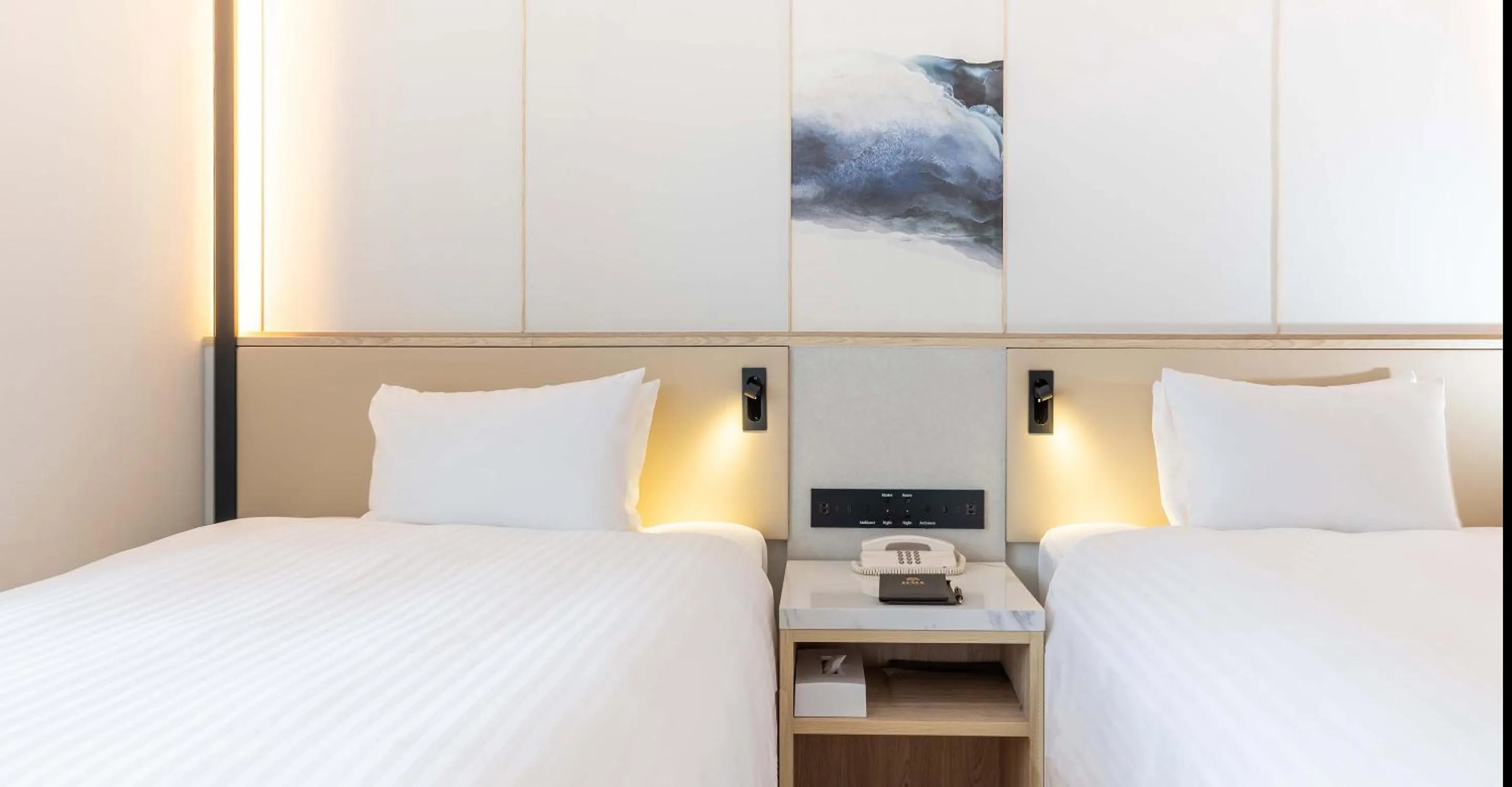 Photo of the whole room, Bed in Heian No Mori Kyoto