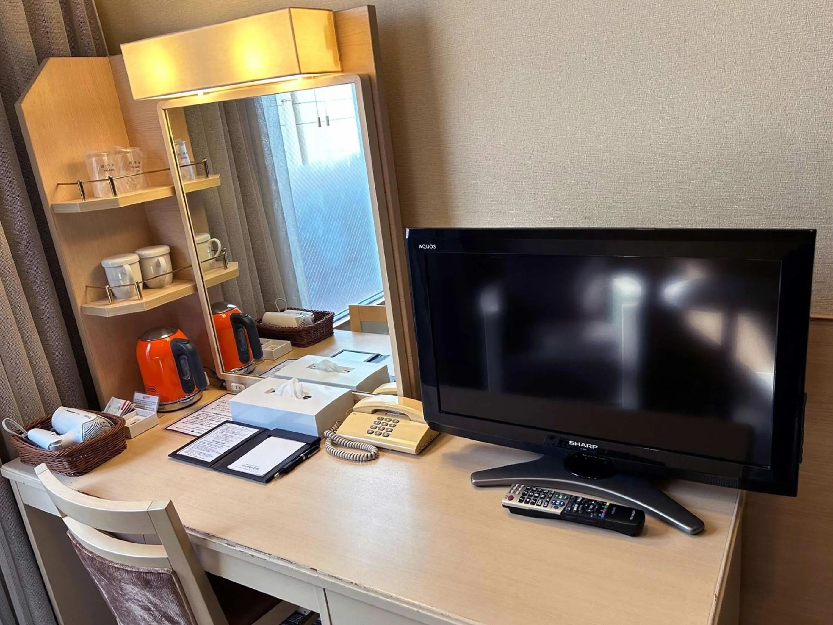 TV and multimedia, Bed in Heian No Mori Kyoto