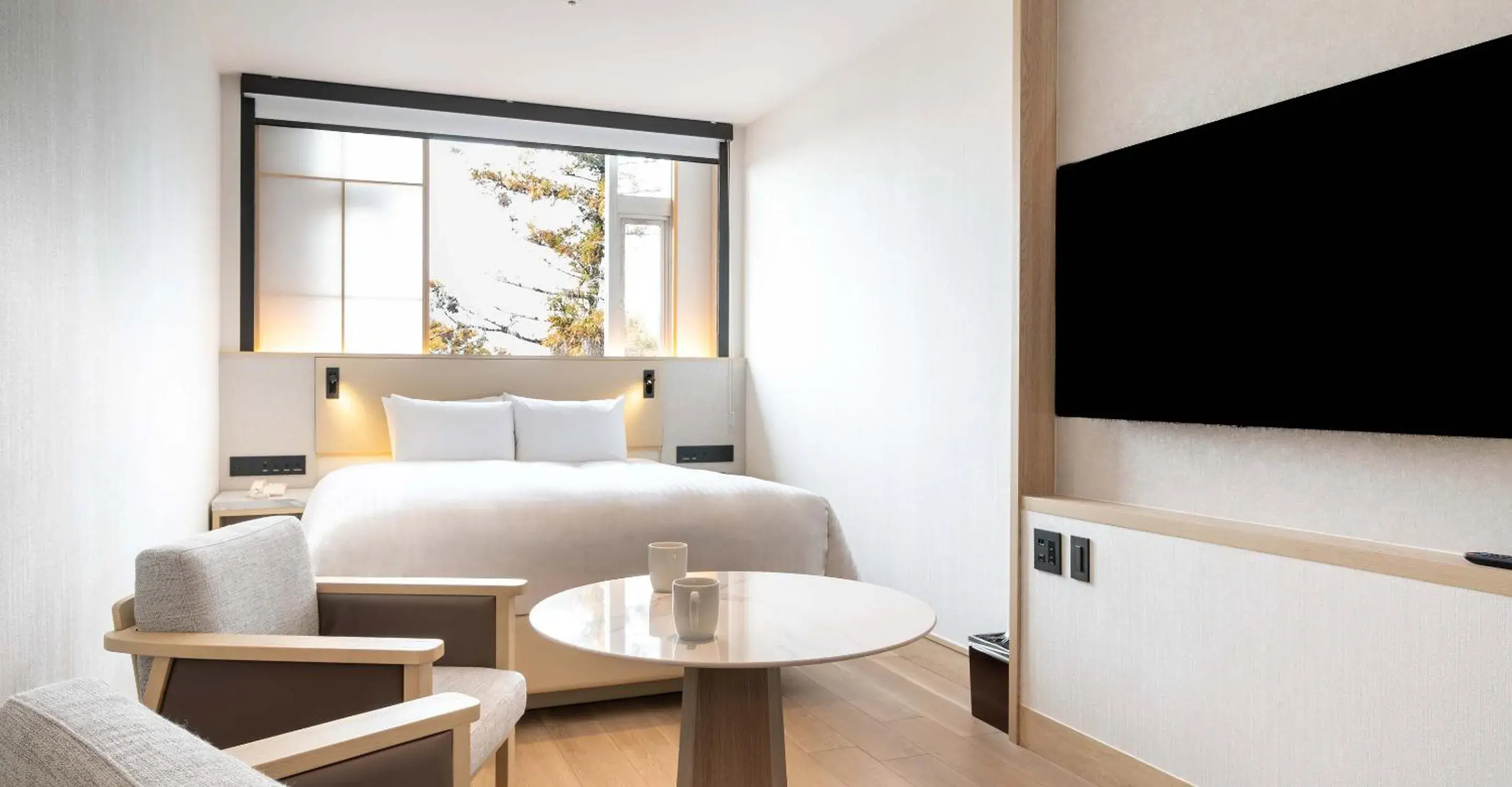 Photo of the whole room, Bed in Heian No Mori Kyoto Photo of the whole room, Bed in Heian No Mori Kyoto