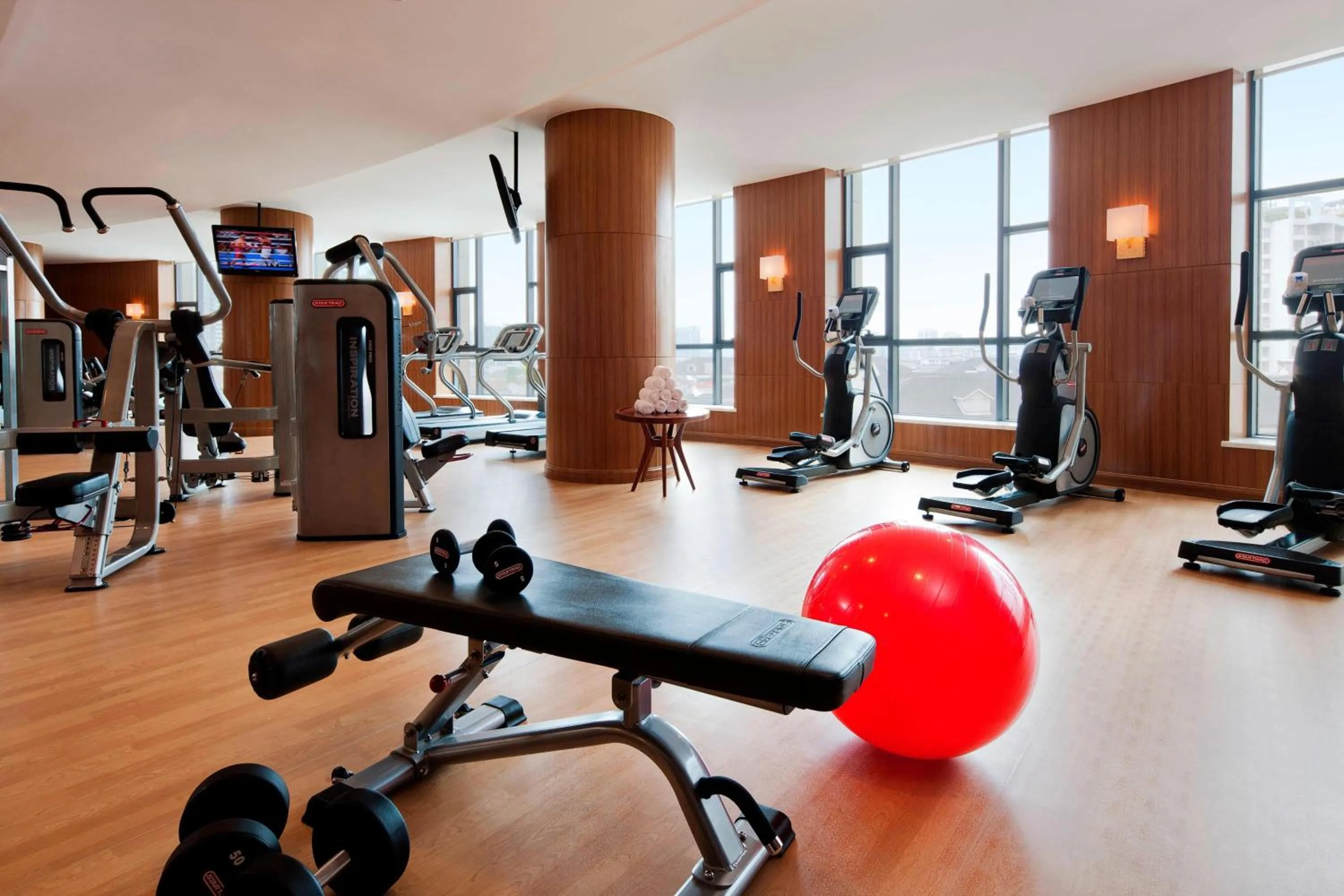 Fitness centre/facilities in JW Marriott Hotel Hangzhou