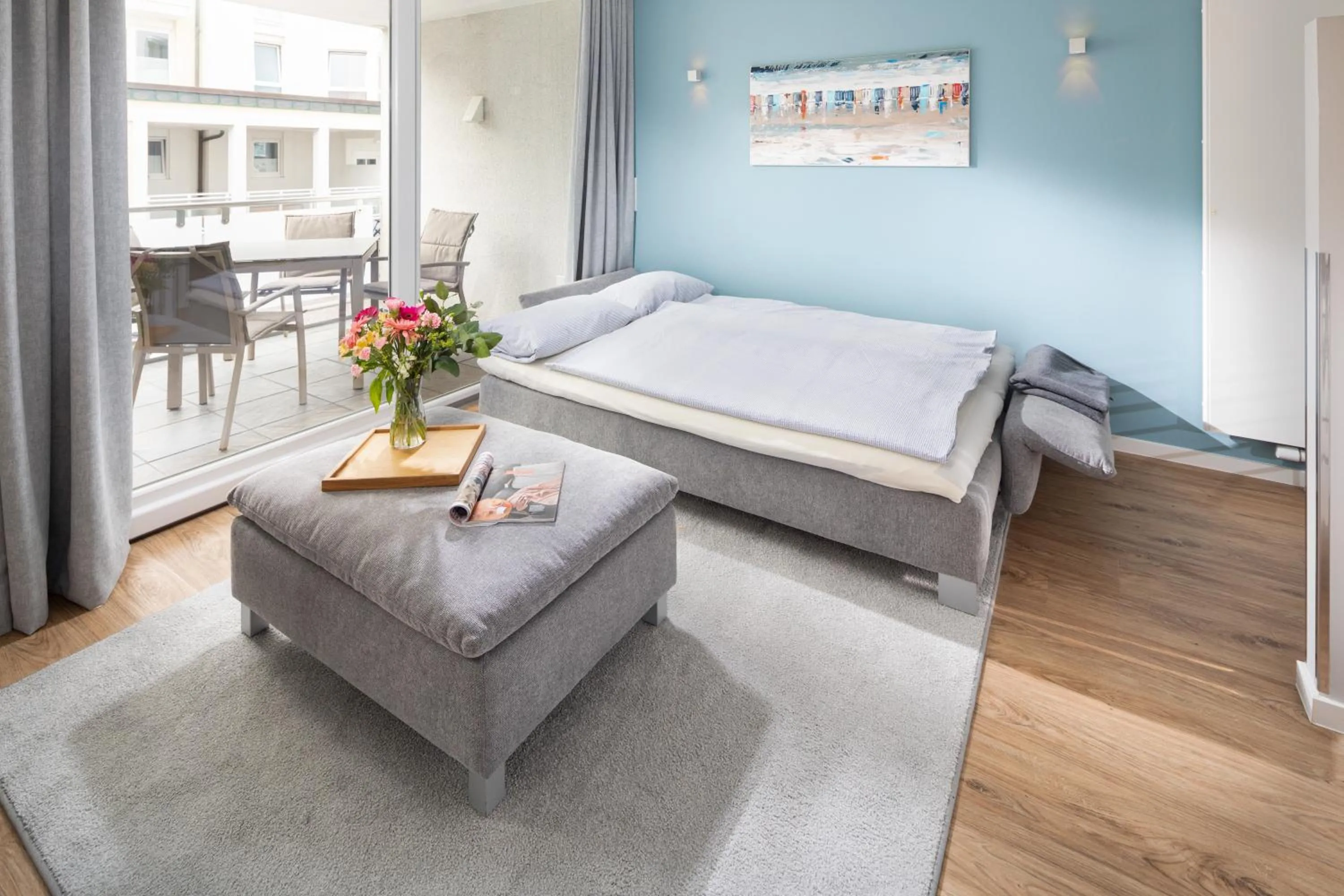 Bed in Düsseldorfer Hof Norderney A1
