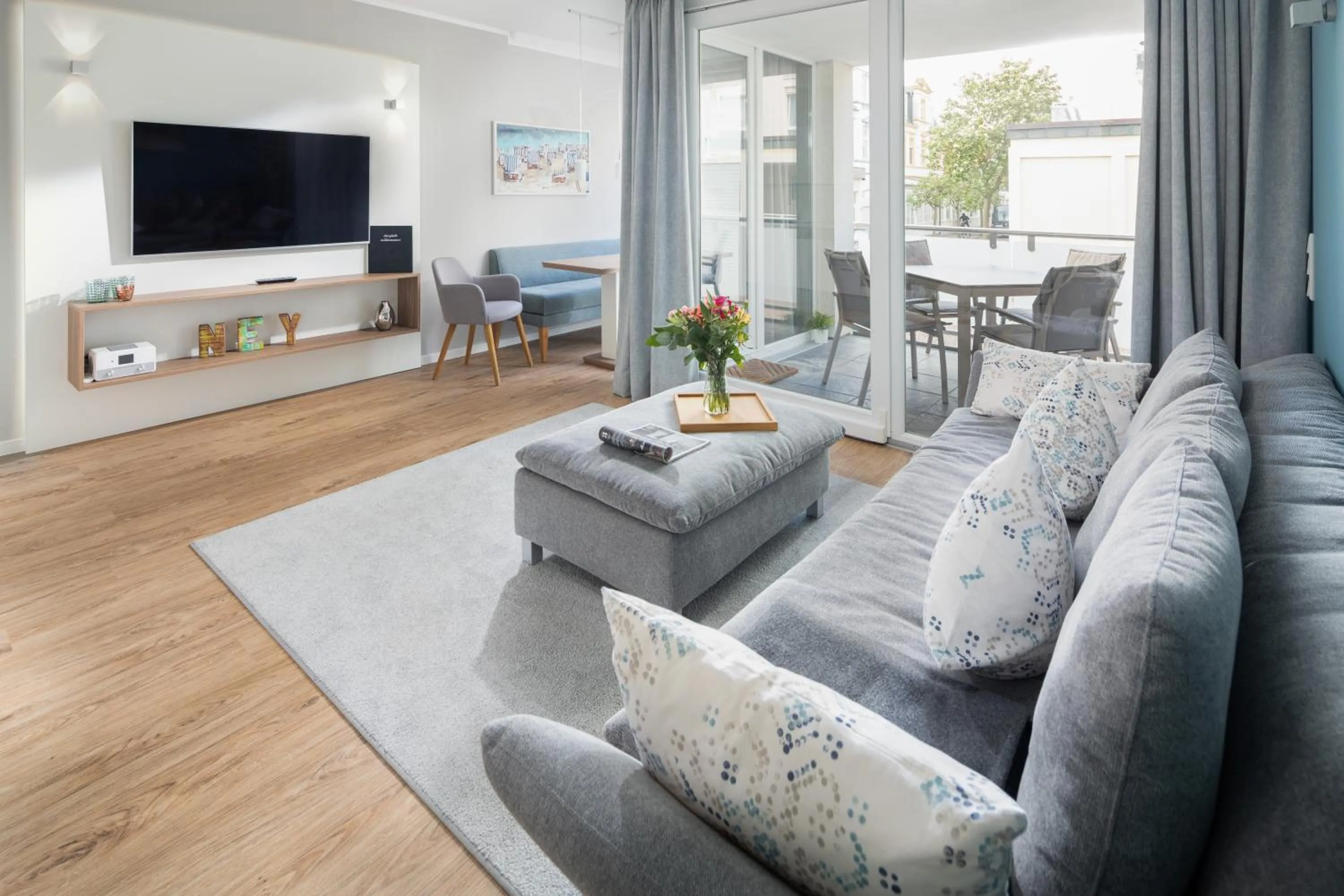 Living room in Düsseldorfer Hof Norderney A1